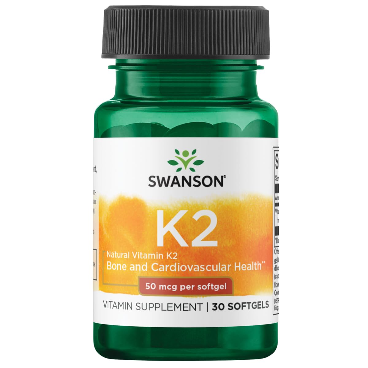 Foto 2 pulgar | Suplemento De Vitamina K2 Natural De Swanson, 50 Mcg, 30 Cápsulas Blandas - Venta Internacional.