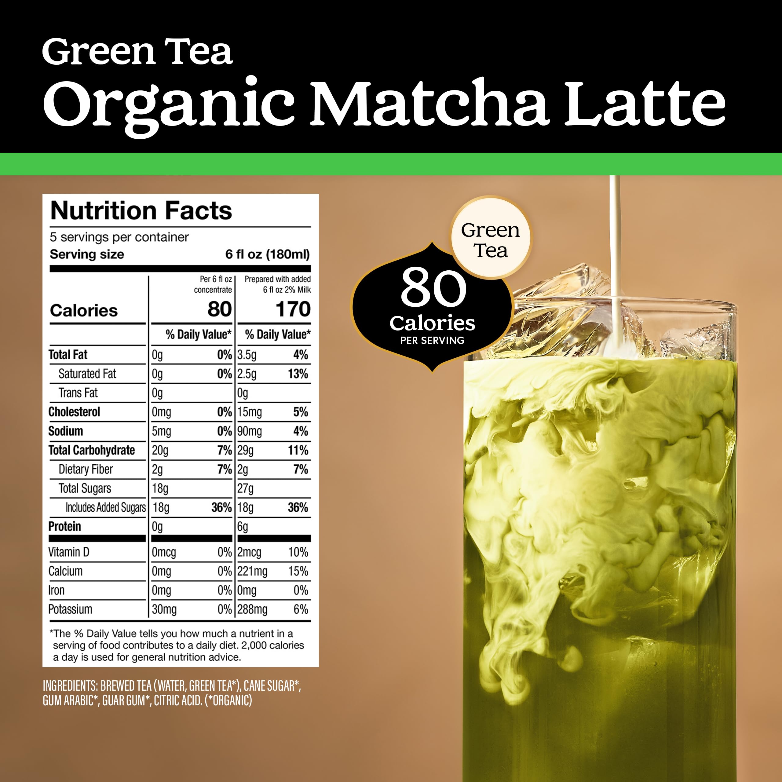 Foto 4 pulgar | Té Verde Matcha Latte Yogi Barista Organic 946 Ml (paquete De 6) - Venta Internacional.