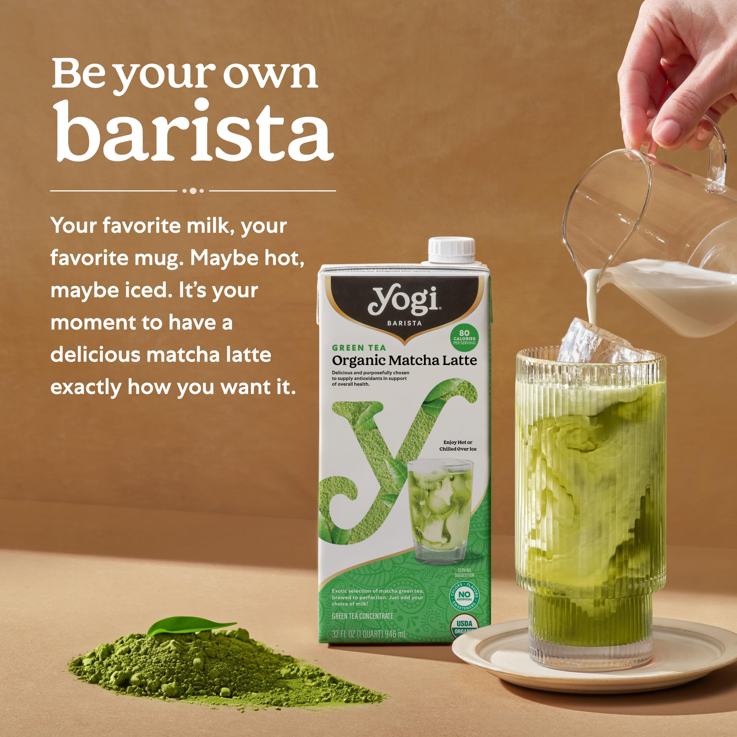 Foto 6 pulgar | Té Verde Matcha Latte Yogi Barista Organic 946 Ml (paquete De 6) - Venta Internacional.