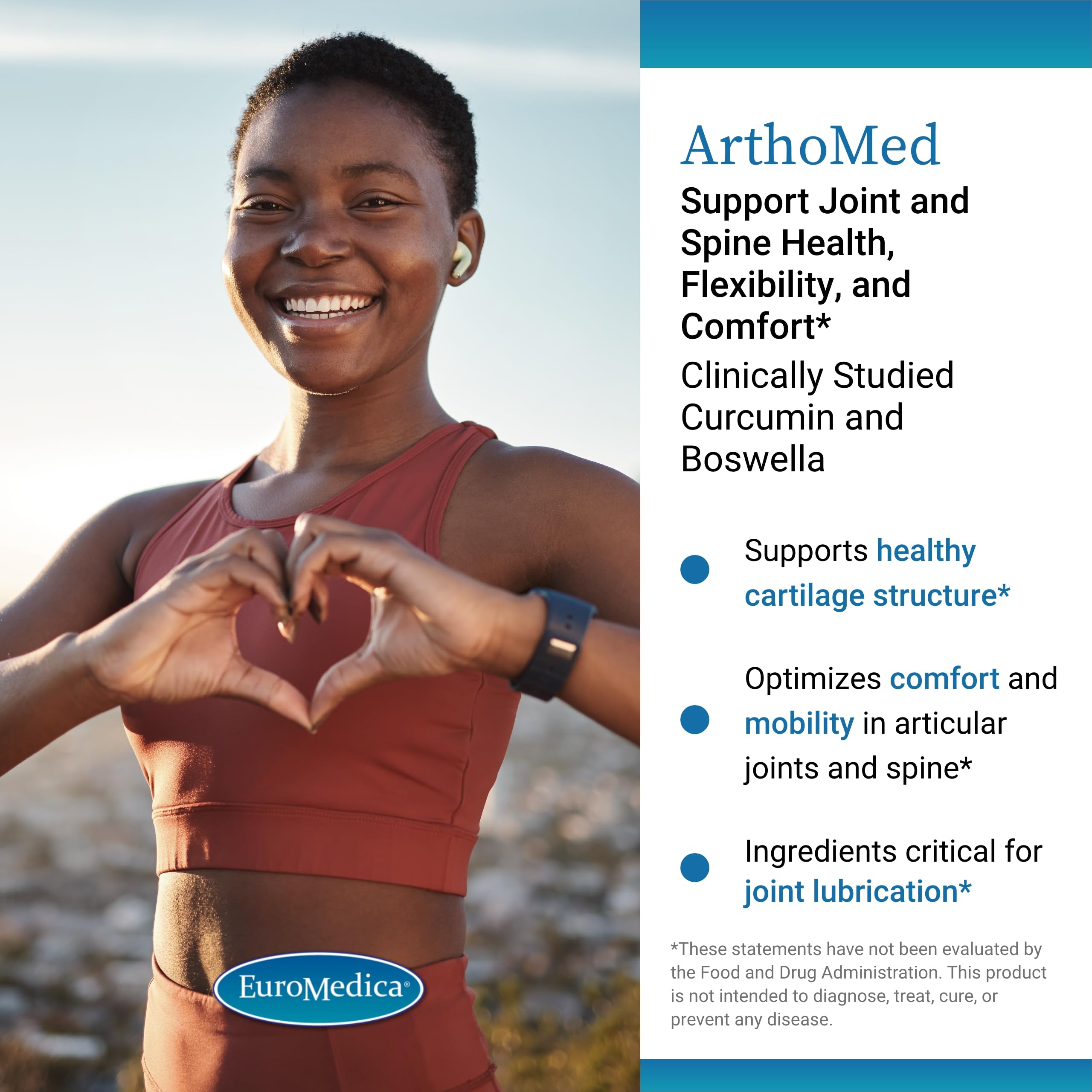 Foto 3 | Suplemento Euromedica Artmed 60 Cápsulas Para La Salud De Las Articulaciones - Venta Internacional.
