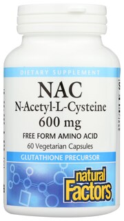 Foto 1 | Suplemento De N-acetil-l-cisteína De Natural Factors 600 Mg 60 Cápsulas - Venta Internacional.