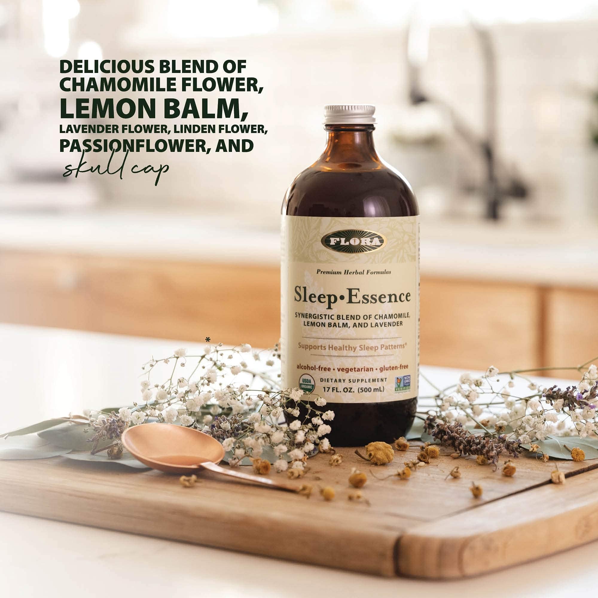 Foto 5 pulgar | Suplemento De Apoyo Para Dormir Flora Sleep-essence 500 Ml - Venta Internacional.