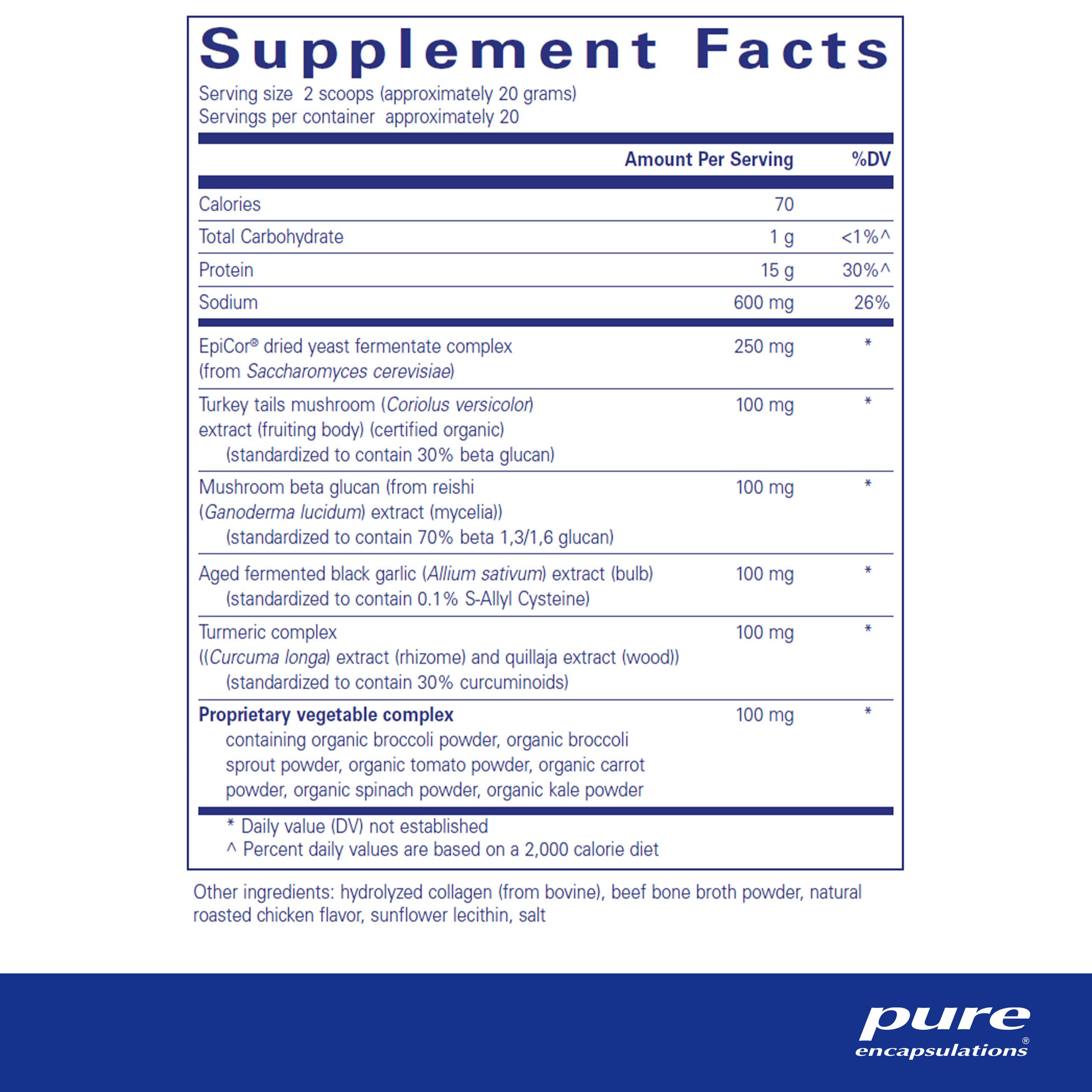 Foto 3 pulgar | Suplemento De Colágeno Puredefense De Pure Encapsulations, 415 Ml - Venta Internacional.