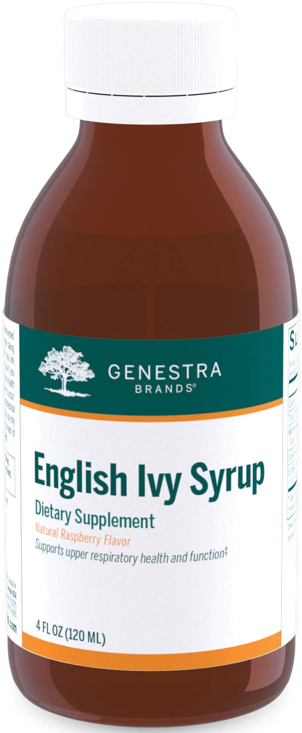 Sirope Genestra Brands English Ivy Herbal, 120 Ml, Sabor A Frambuesa - Venta Internacional.