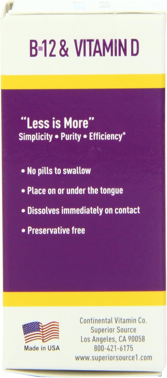 Foto 5 pulgar | Suplemento Superior Source No Shot De Metilcobalamina B-12, 5000 Mcg Con D3, 5000 Ui - Venta Internacional.