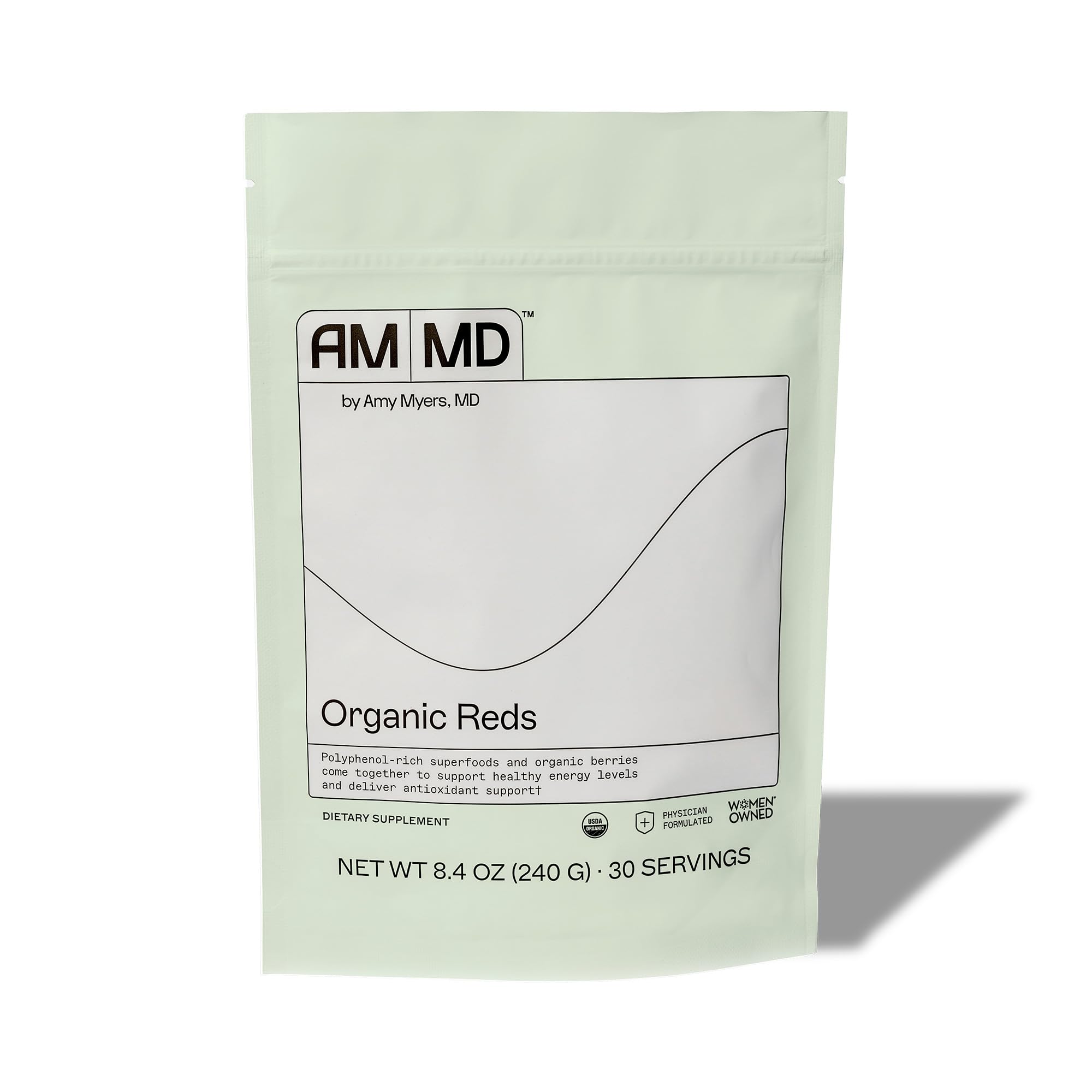 Foto 2 pulgar | Superalimento En Polvo Dr. Amy Myers Organic Reds, 30 Porciones - Venta Internacional.