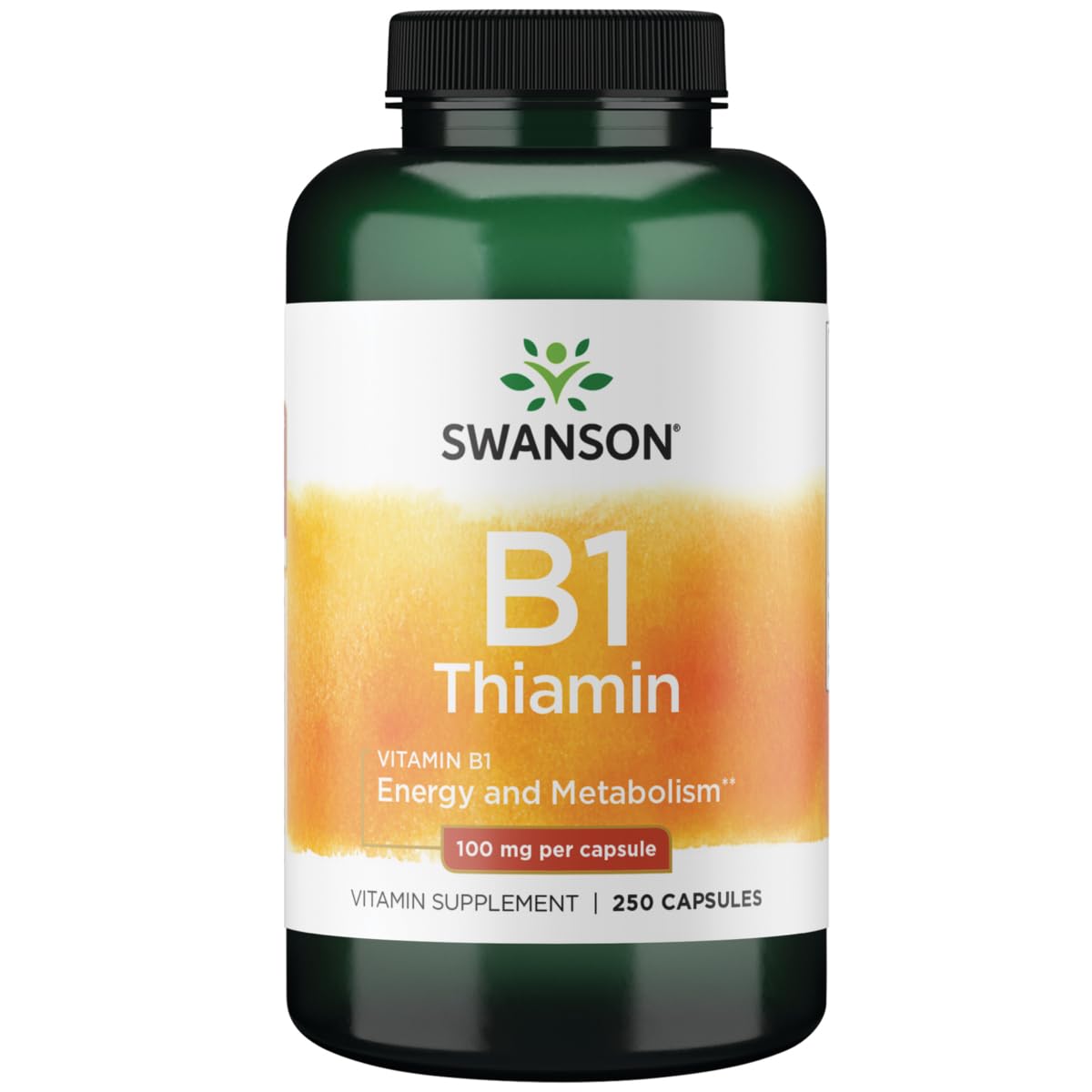 Foto 2 pulgar | Vitamina B1 (tiamina) 100 Mg 250 Cápsulas - Swanson - Venta Internacional.