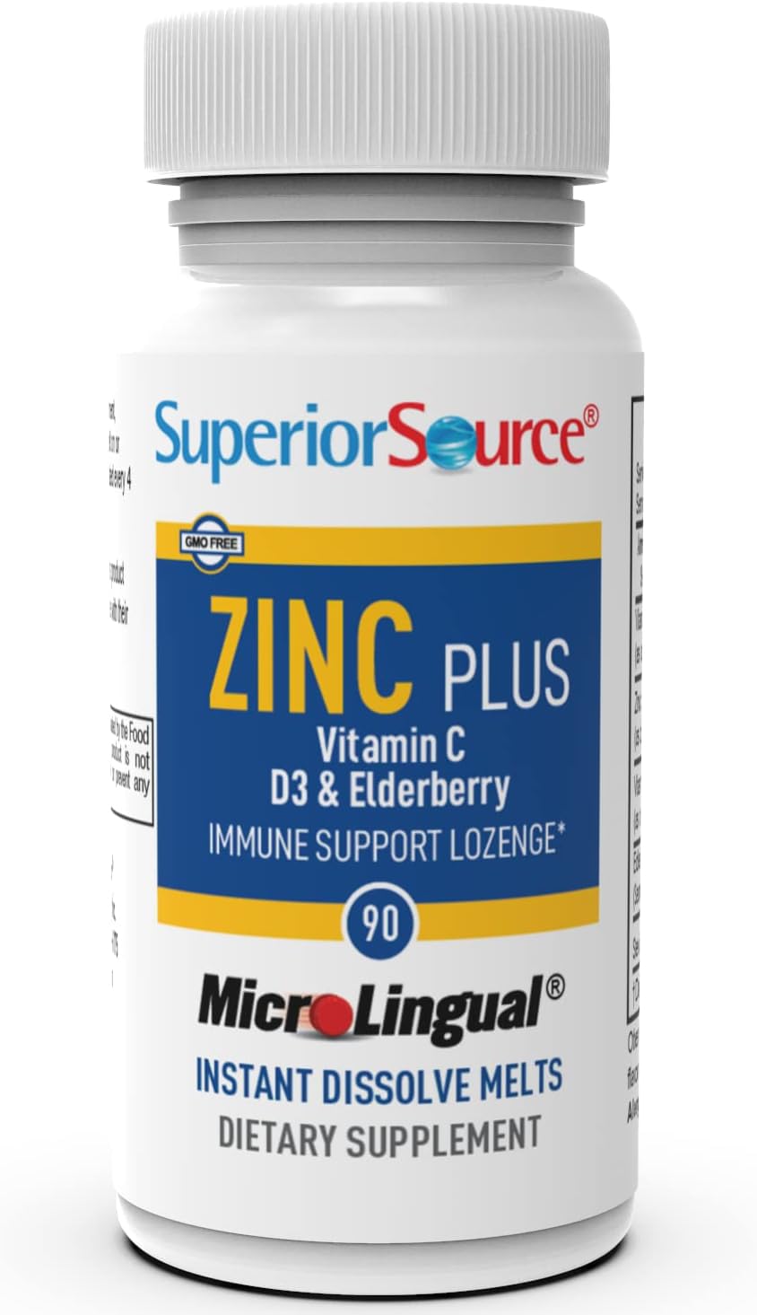 Foto 4 pulgar | Suplemento Superior Source Zinc Plus Con Vitamina C, D3, 90 Tabletas - Venta Internacional.