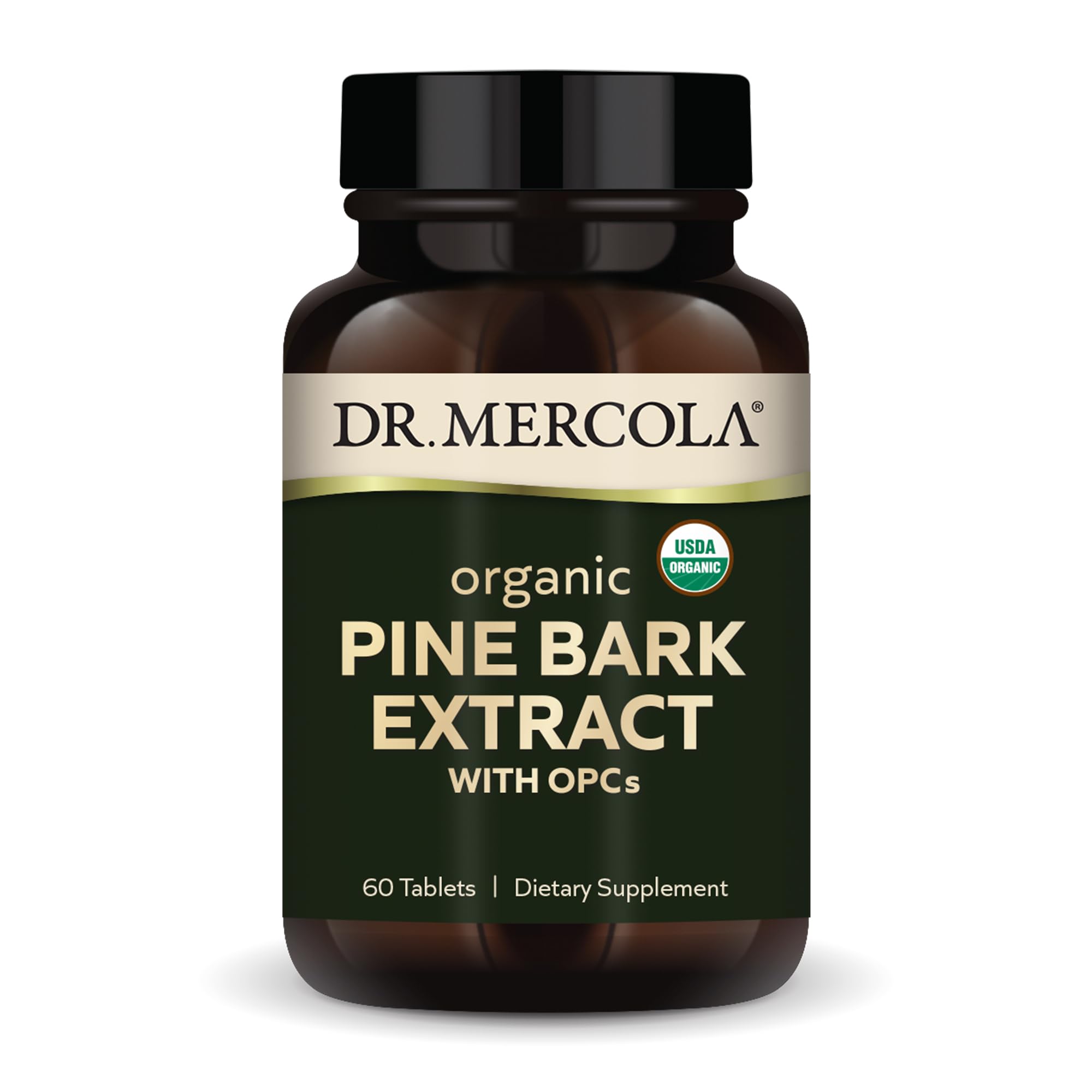 Foto 1 | Suplemento Dr. Mercola Extracto De Corteza De Pino Orgánico 60 Tabletas - Venta Internacional.