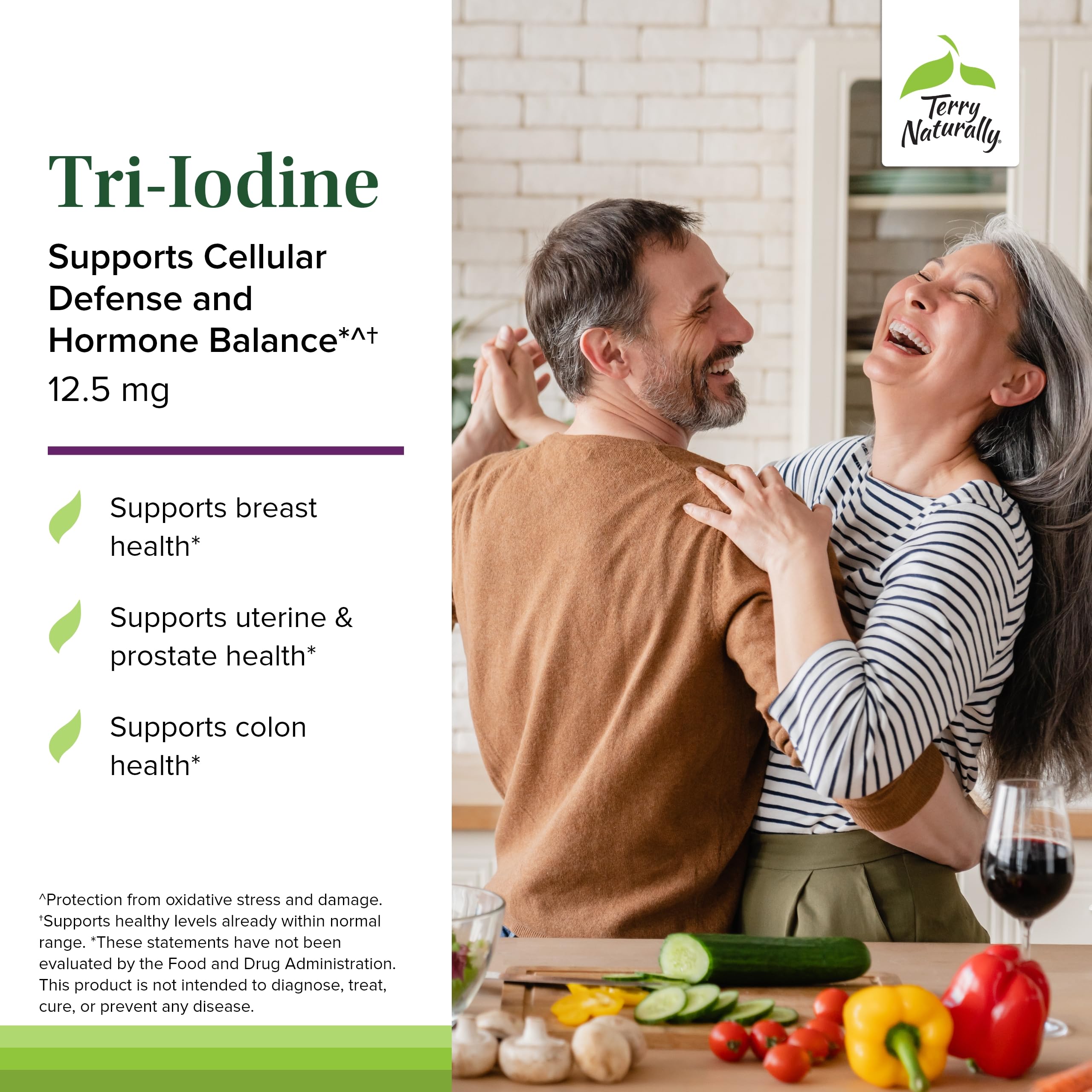 Foto 3 | Suplemento Terry Naturally Tri-yodine 12,5 Mg 180 Cápsulas - Venta Internacional.