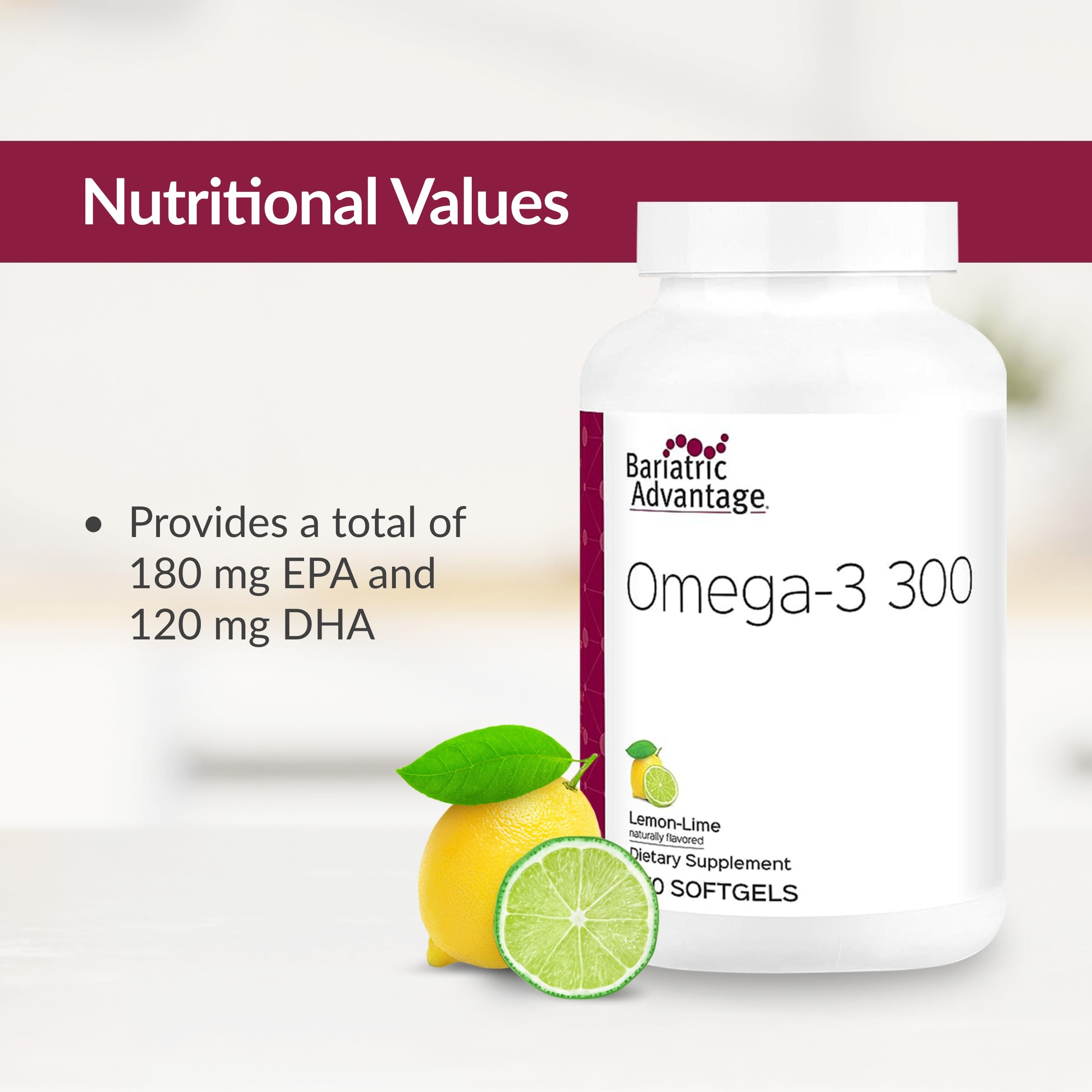 Foto 5 | Suplemento Bariatric Advantage Omega-3 300 Epa Dha 270 Cápsulas Blandas - Venta Internacional.