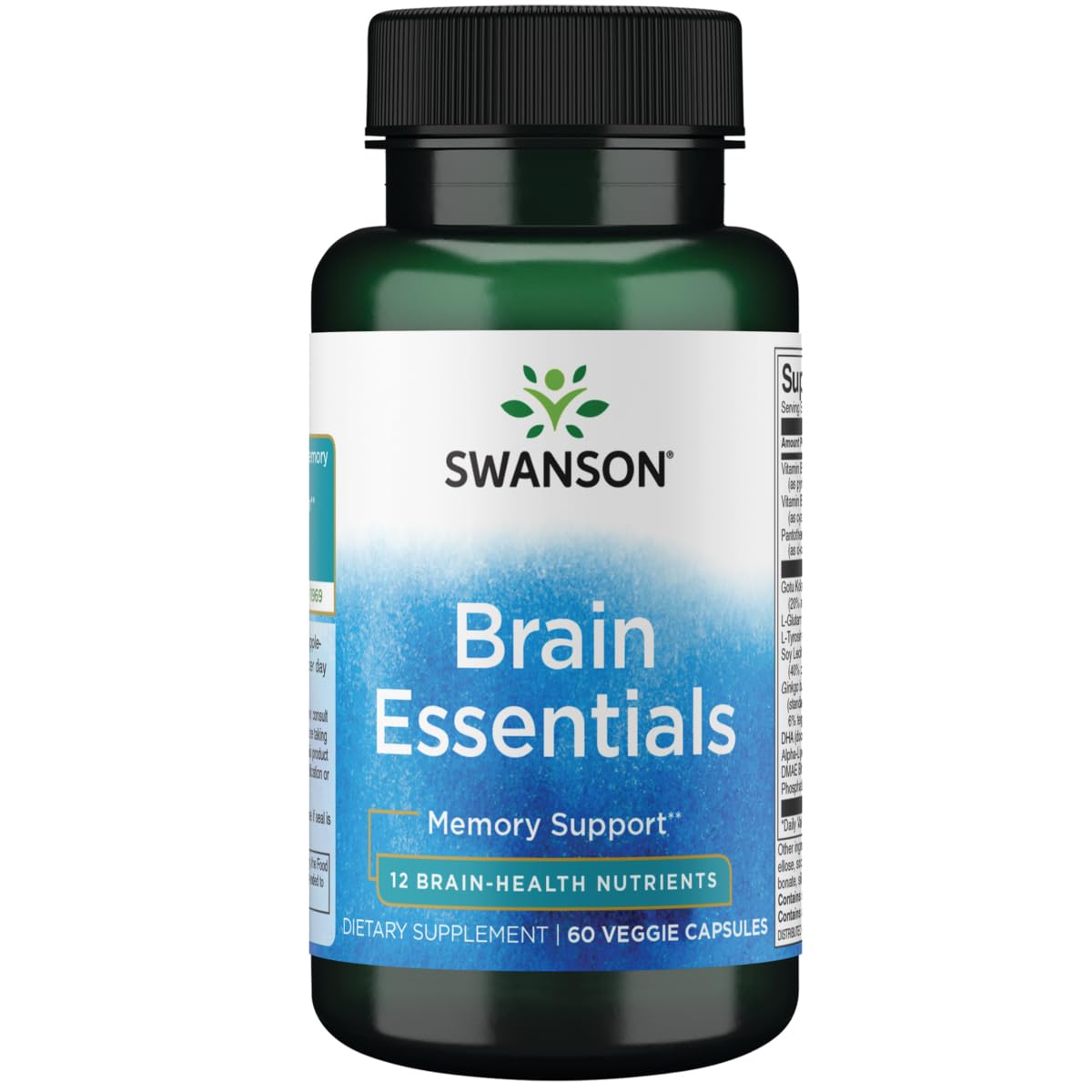 Foto 1 | Suplemento Swanson Brain Essentials 60 Cápsulas Vegetarianas - Venta Internacional.