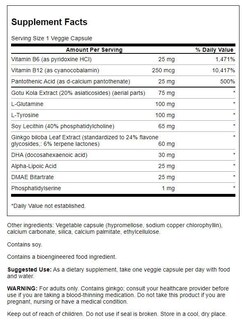 Foto 2 | Suplemento Swanson Brain Essentials 60 Cápsulas Vegetarianas - Venta Internacional.