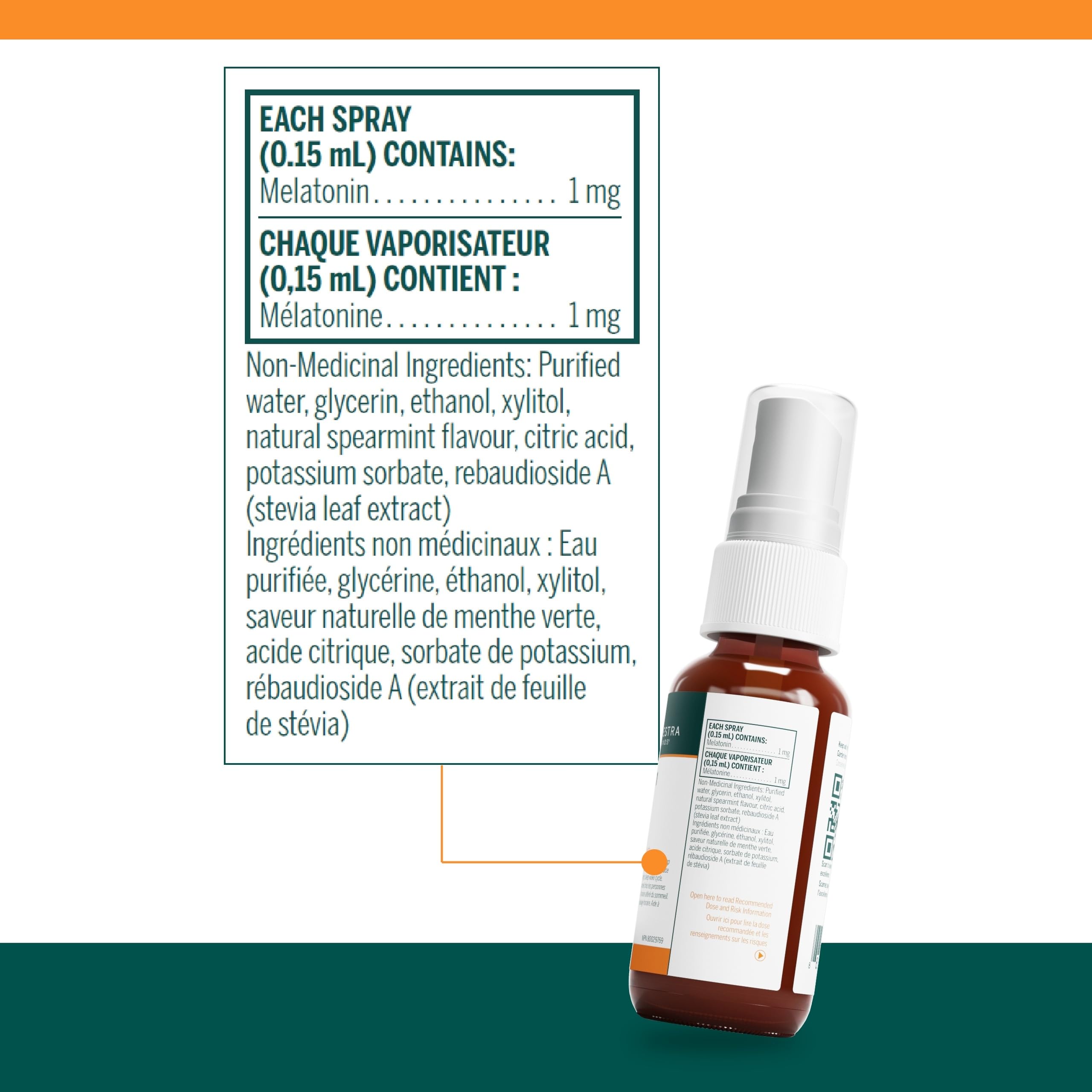 Foto 2 | Melatonina Genestra Brands para Dormir 30 ml - Venta Internacional