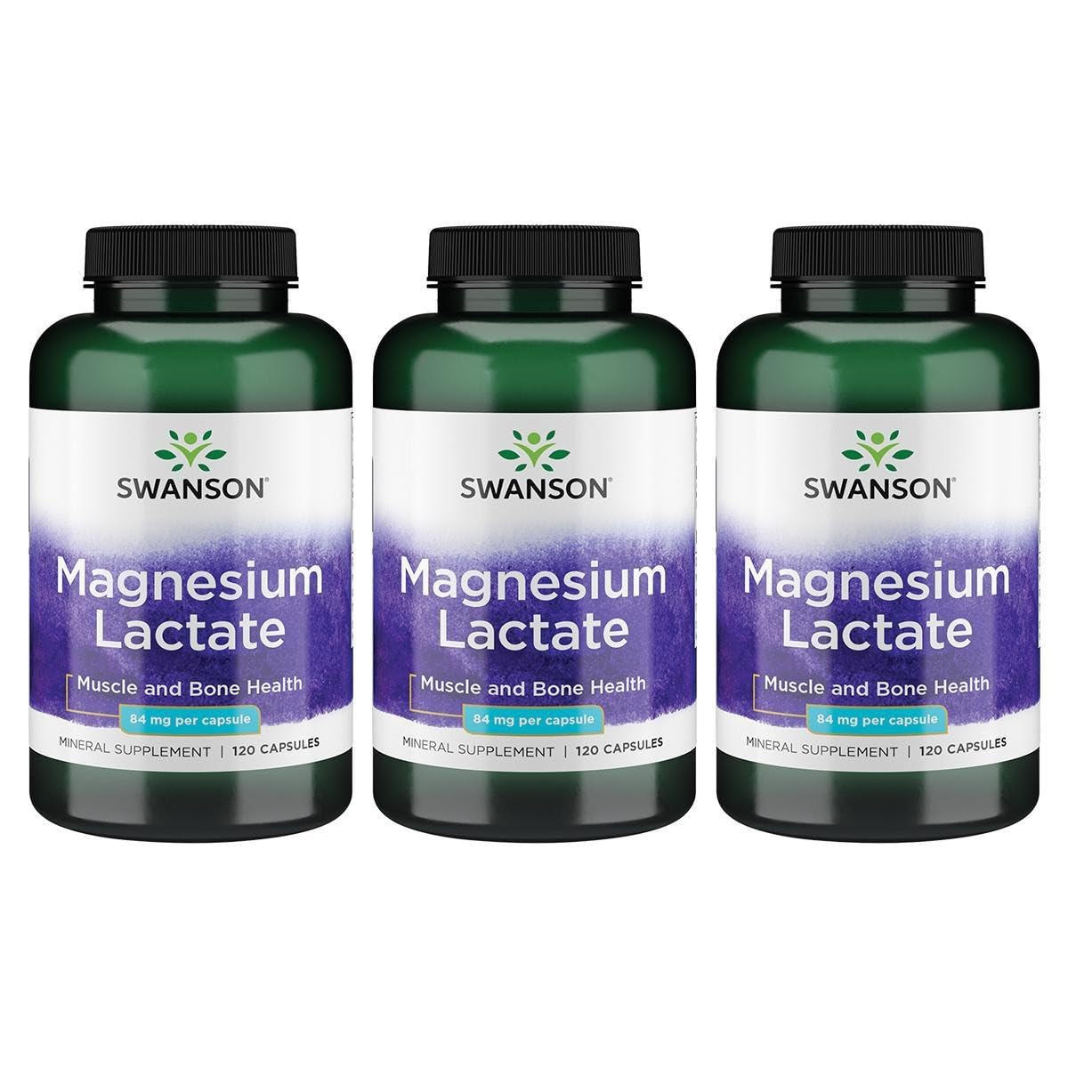 Foto 1 | Suplemento Mineral Swanson Magnesio Lactato 84 Mg 120 Cápsulas - Venta Internacional.