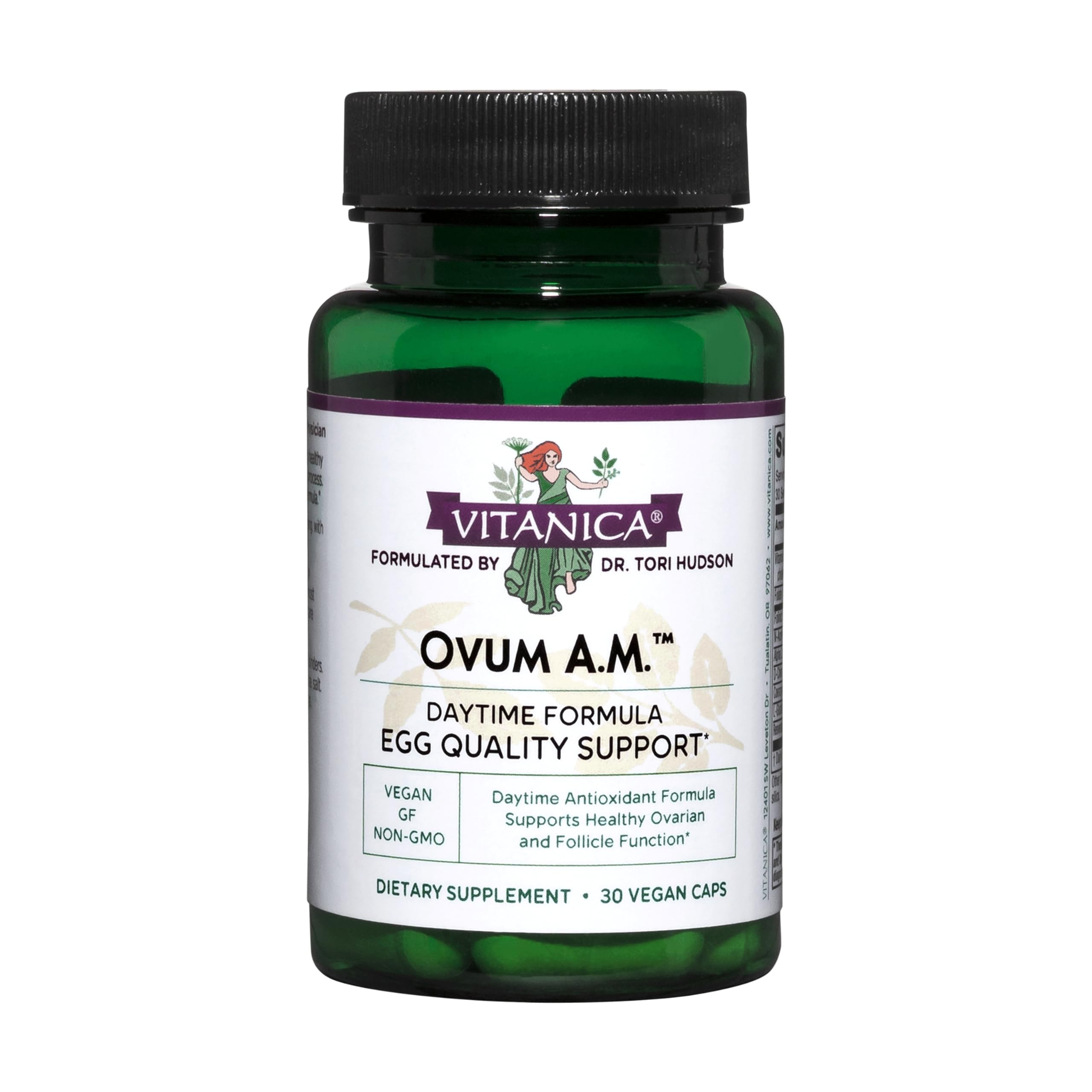 Foto 1 | Suplemento Vitanica Ovum A.m. Egg Quality Support 30 Cápsulas Veganas - Venta Internacional.