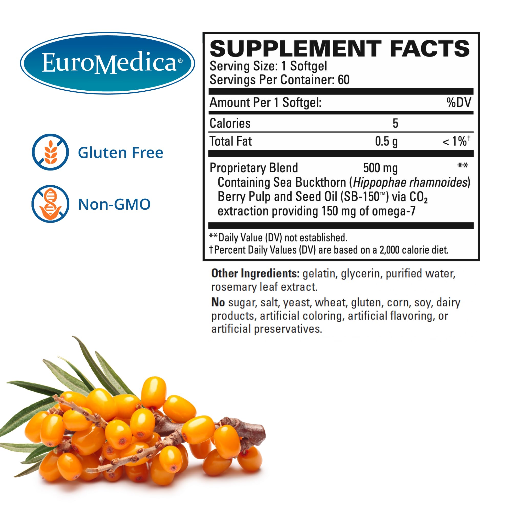 Foto 4 | Suplemento Dietético Euromedica Prohydra-7 Skin Health 60 Cápsulas Blandas - Venta Internacional.