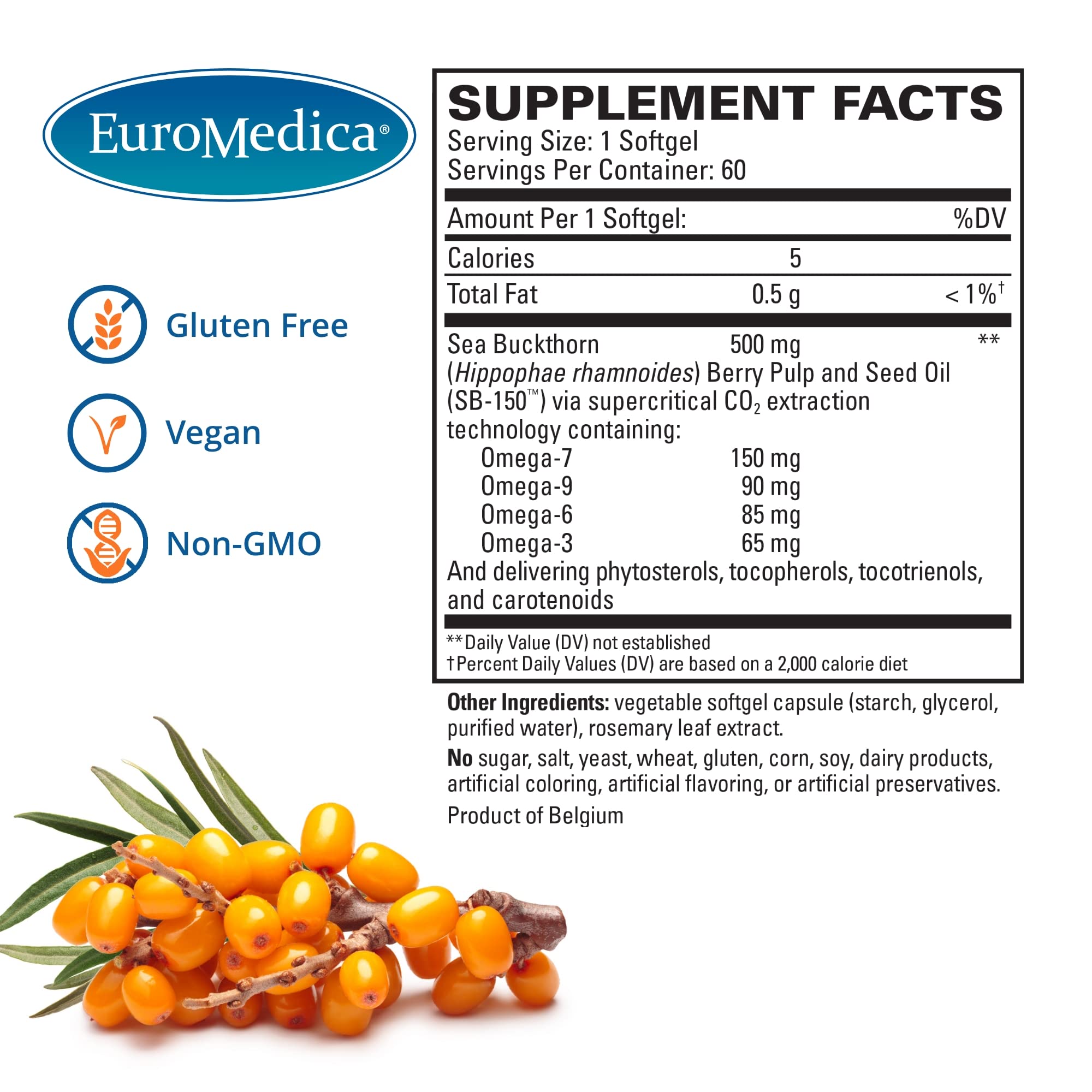 Foto 5 | Suplemento Dietético Euromedica Prohydra-7 Skin Health 60 Cápsulas Blandas - Venta Internacional.