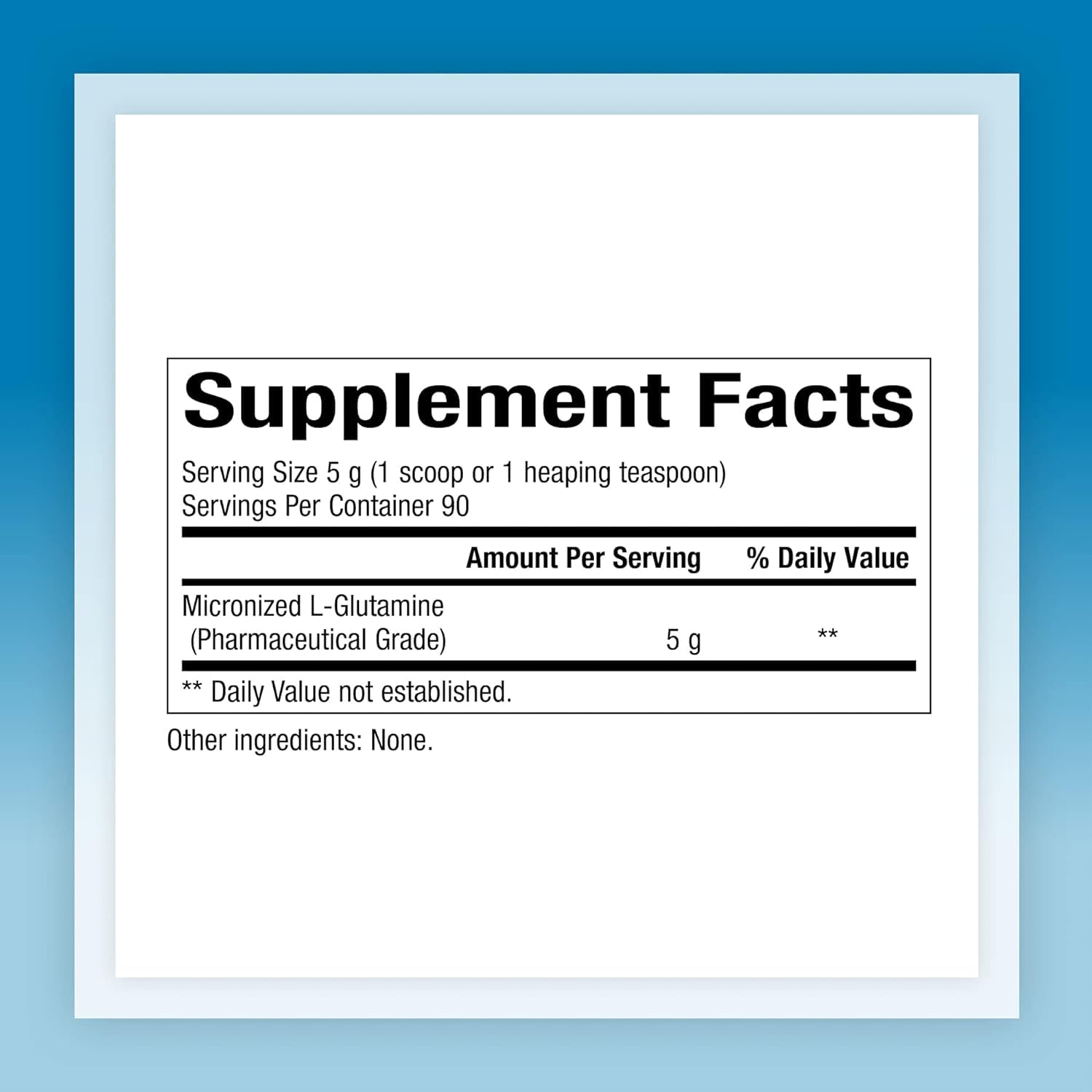 Foto 3 pulgar | Mix Natural Factors L-Glutamina Micronizada 5000 mg 454 g - Venta Internacional