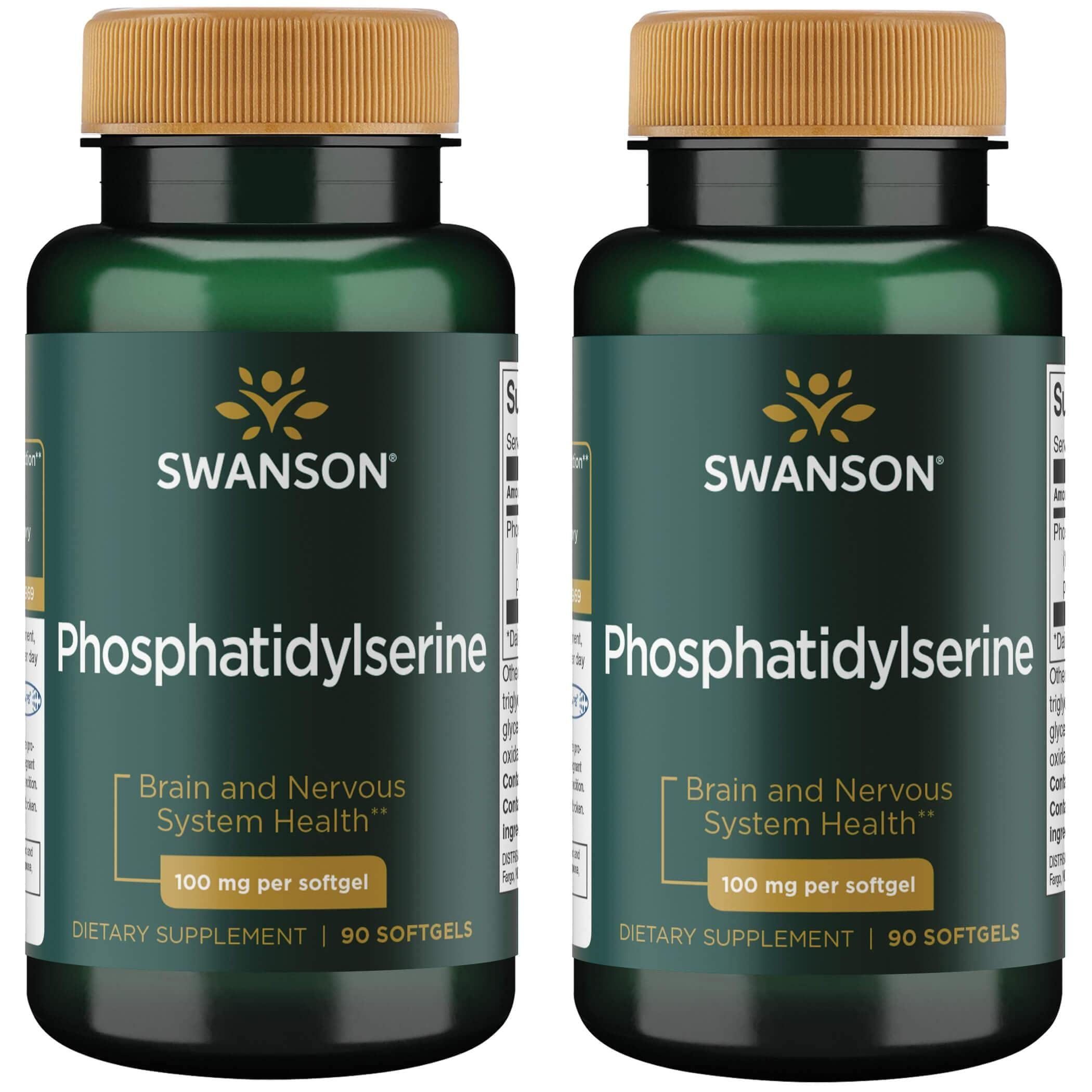 Foto 2 pulgar | Suplemento Swanson Ultra Fosfatidilserina 100 Mg 90 Cápsulas Blandas X2 - Venta Internacional.