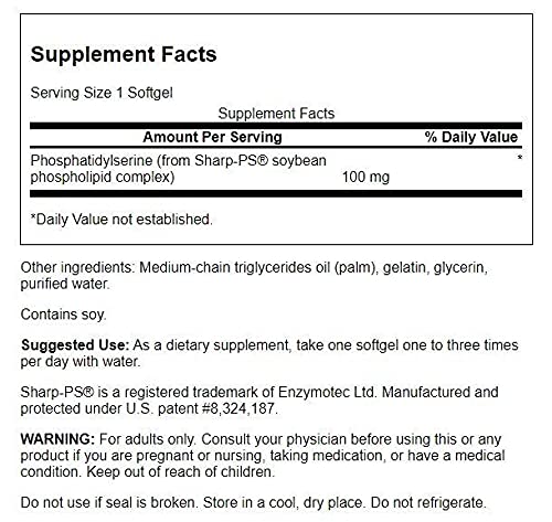 Foto 4 pulgar | Suplemento Swanson Ultra Fosfatidilserina 100 Mg 90 Cápsulas Blandas X2 - Venta Internacional.