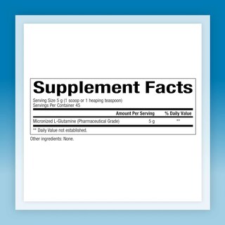 Foto 2 | Mix Natural Factors L-Glutamina Micronizada 5000 mg 226 g - Venta Internacional