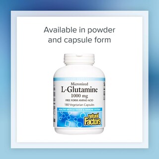 Foto 7 | Mix Natural Factors L-Glutamina Micronizada 5000 mg 226 g - Venta Internacional