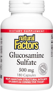 Foto 1 | Suplemento De Sulfato De Glucosamina De Natural Factors 180 Cápsulas - Venta Internacional.