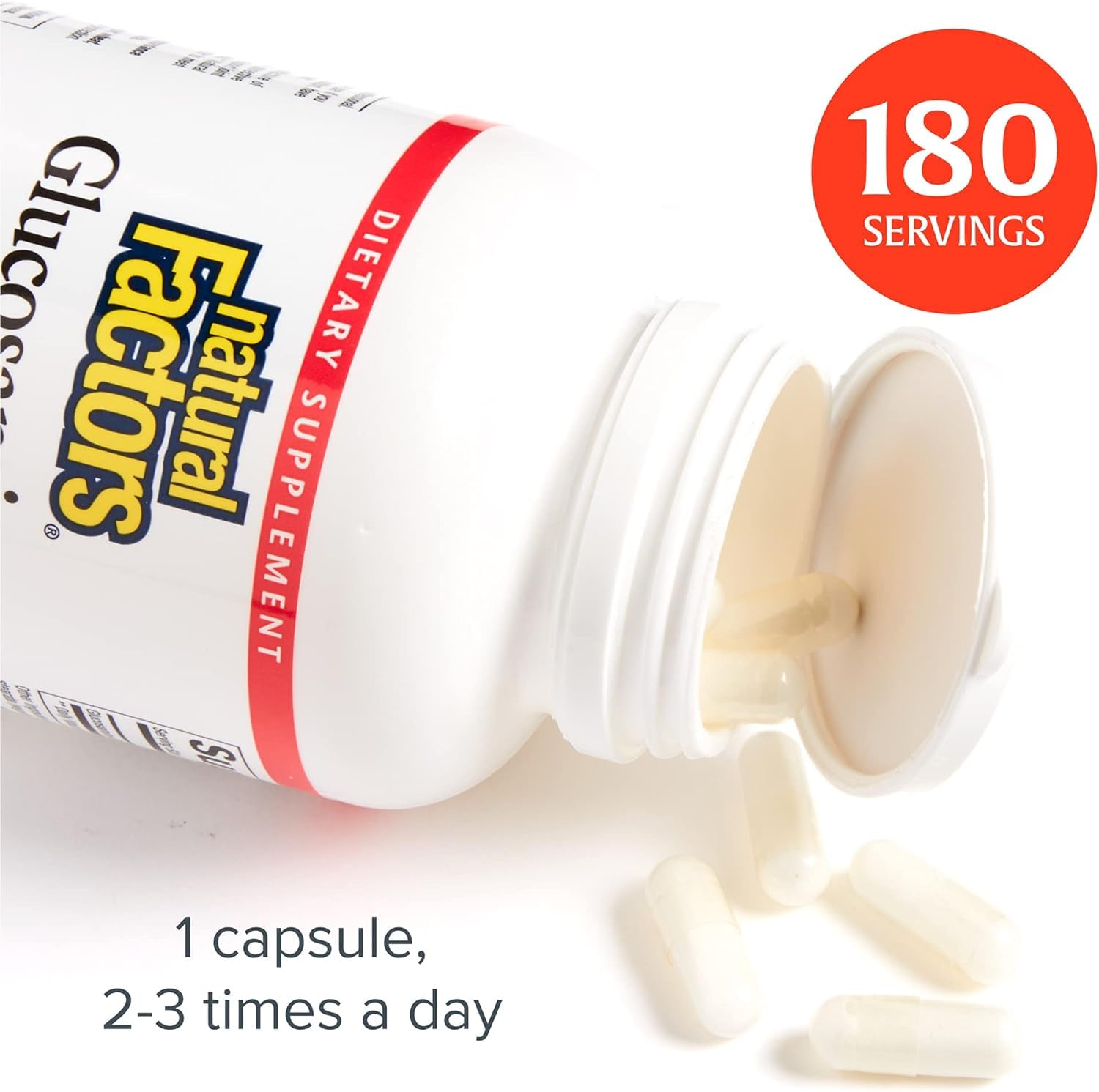 Foto 6 pulgar | Suplemento De Sulfato De Glucosamina De Natural Factors 180 Cápsulas - Venta Internacional.