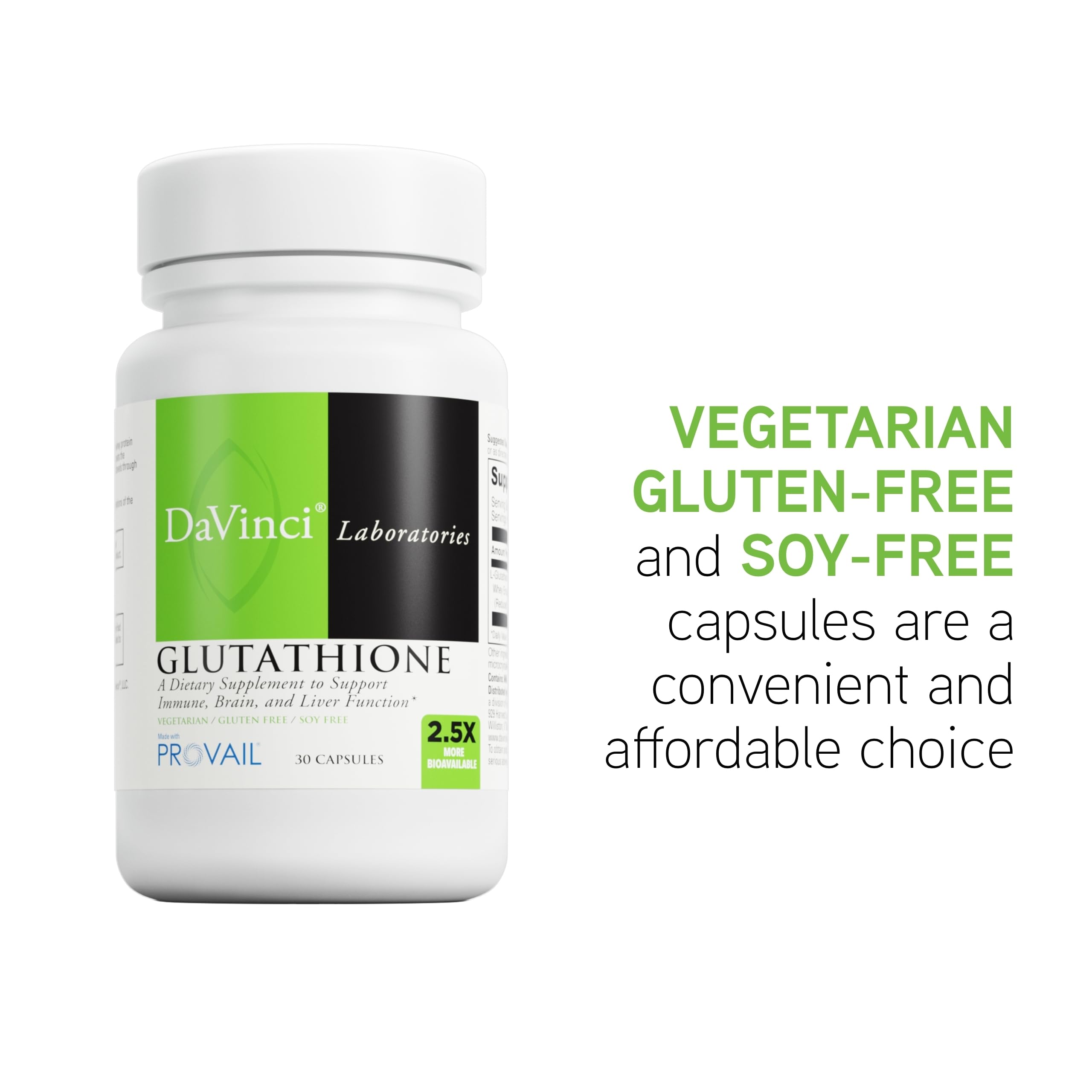 Foto 5 | Suplemento De Glutatión Davinci Labs, 30 Cápsulas Vegetarianas - Venta Internacional.