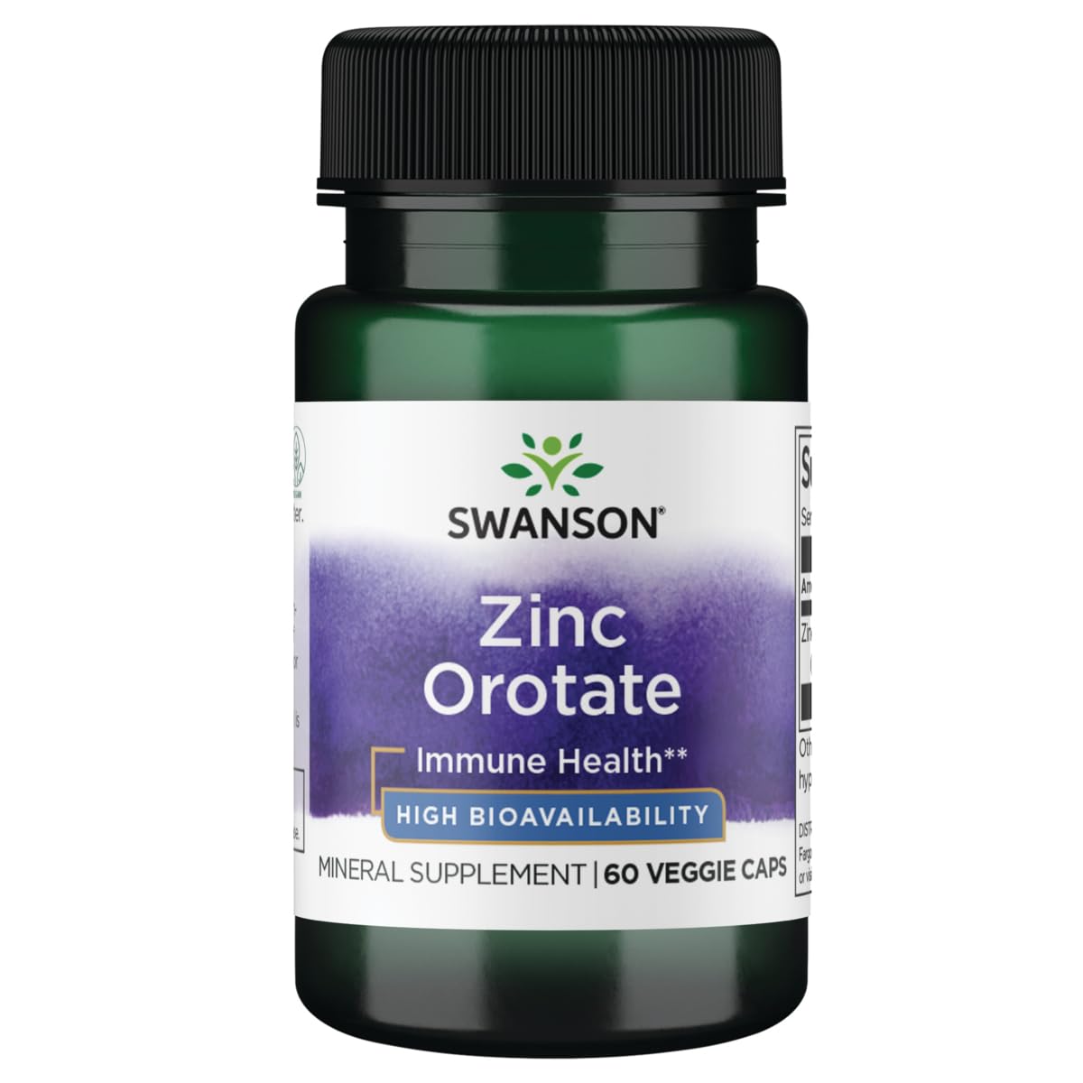 Foto 1 | Suplemento De Orotato De Zinc Swanson 10 Mg De Zinc Elemental 60 Cápsulas - Venta Internacional.