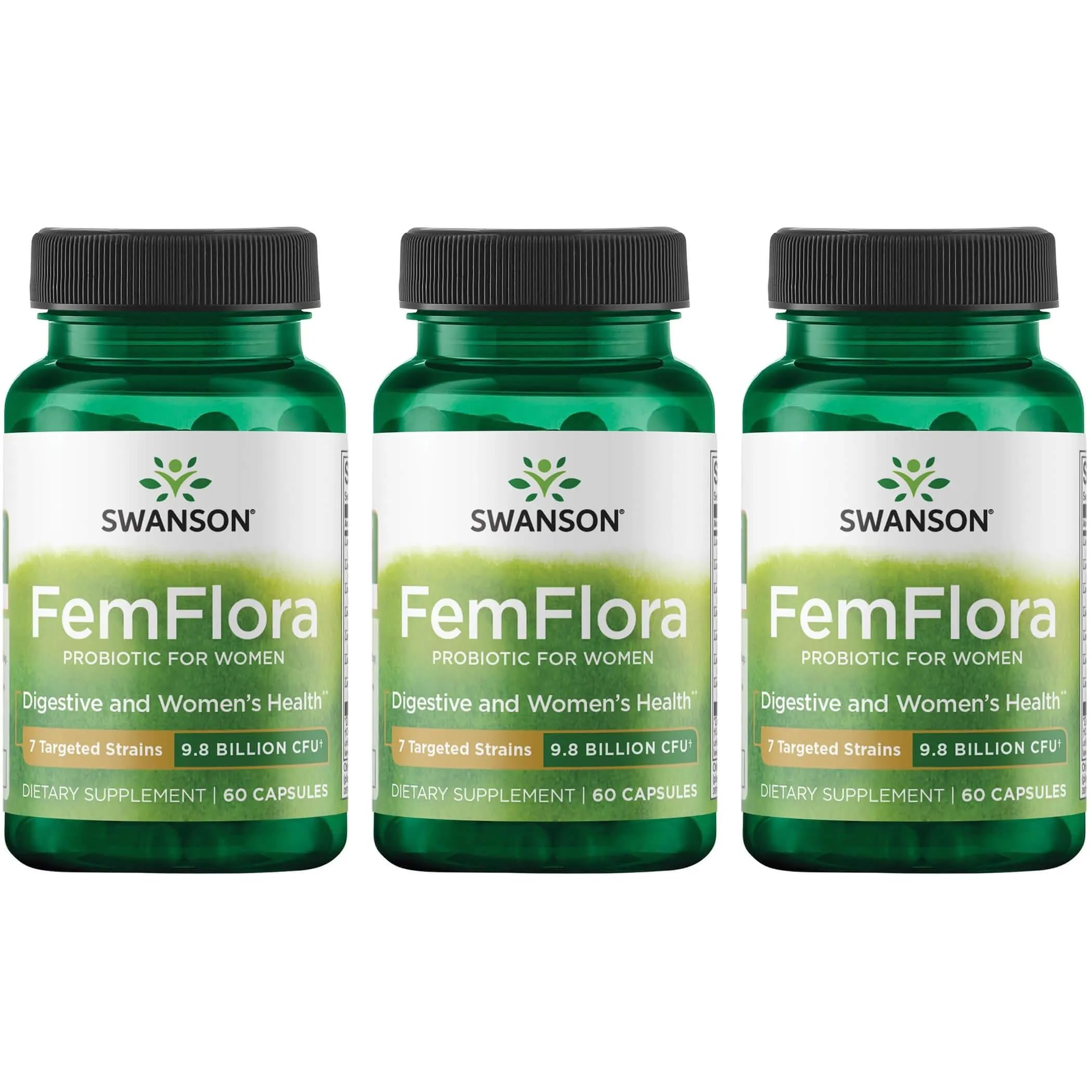 Foto 2 pulgar | Suplemento Probiótico Swanson Femflora Para Mujer 60 Cápsulas - Venta Internacional.