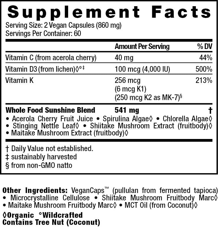 Foto 2 | Complemente La Vitamina D Verdaderamente Natural De Healthforce Superfoods - Venta Internacional.