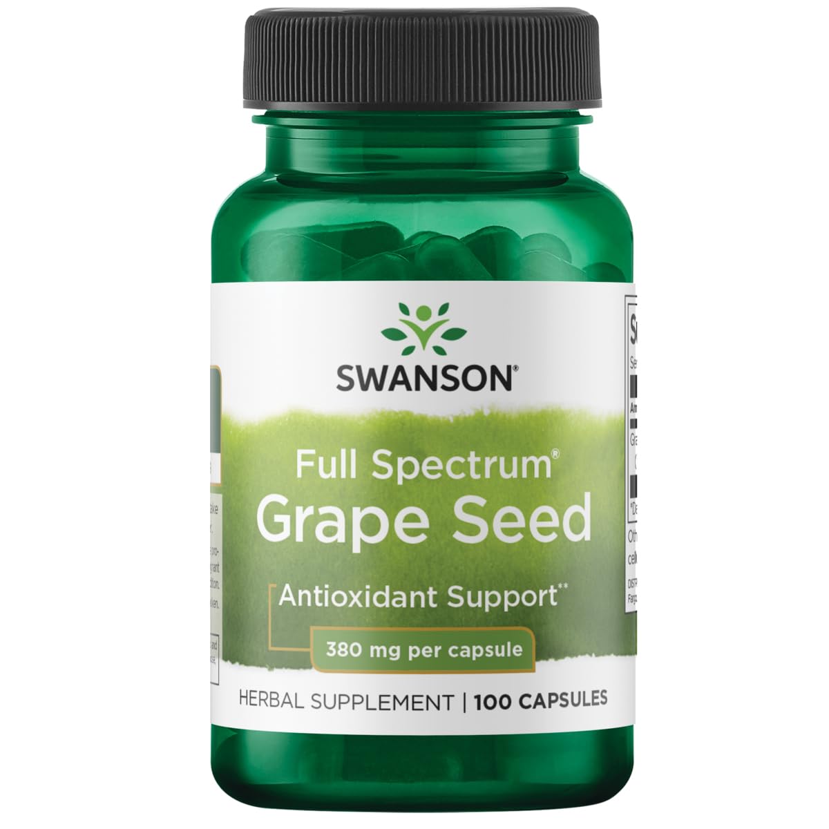 Foto 2 pulgar | Suplemento Herbal Swanson Grape Seed Heart 380 Mg 100 Cápsulas - Venta Internacional.