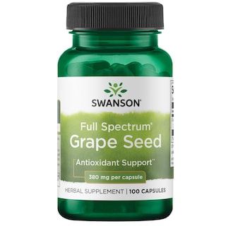 Foto 1 | Suplemento Herbal Swanson Grape Seed Heart 380 Mg 100 Cápsulas - Venta Internacional.