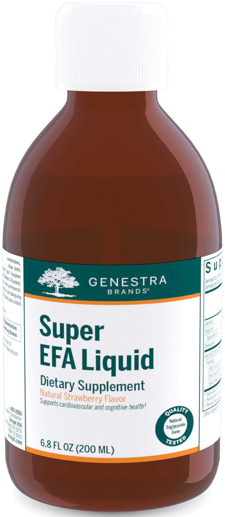 Suplemento Efa Líquido Super Efa De Genestra Brands, 200 Ml - Venta Internacional.