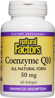 Foto 1 | Suplemento De Coenzima Q10 De Natural Factors, 50 Mg, 60 Cápsulas Blandas - Venta Internacional.