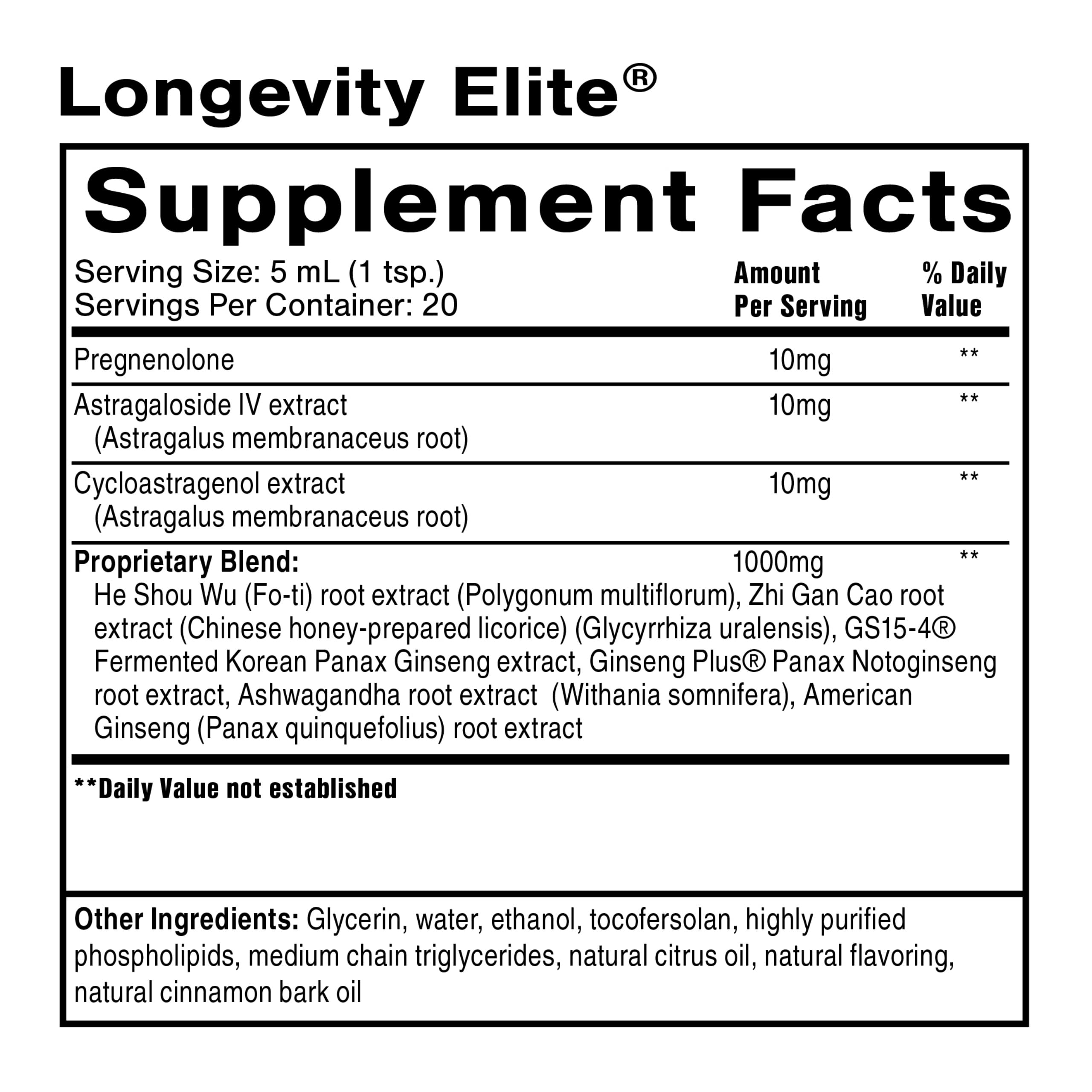 Foto 2 | Suplemento Quicksilver Scientific Longevity Elite 100 Ml - Venta Internacional.
