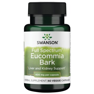 Foto 1 | Suplemento Swanson Full Spectrum Eucommia Bark 400 Mg 60 Cápsulas - Venta Internacional.