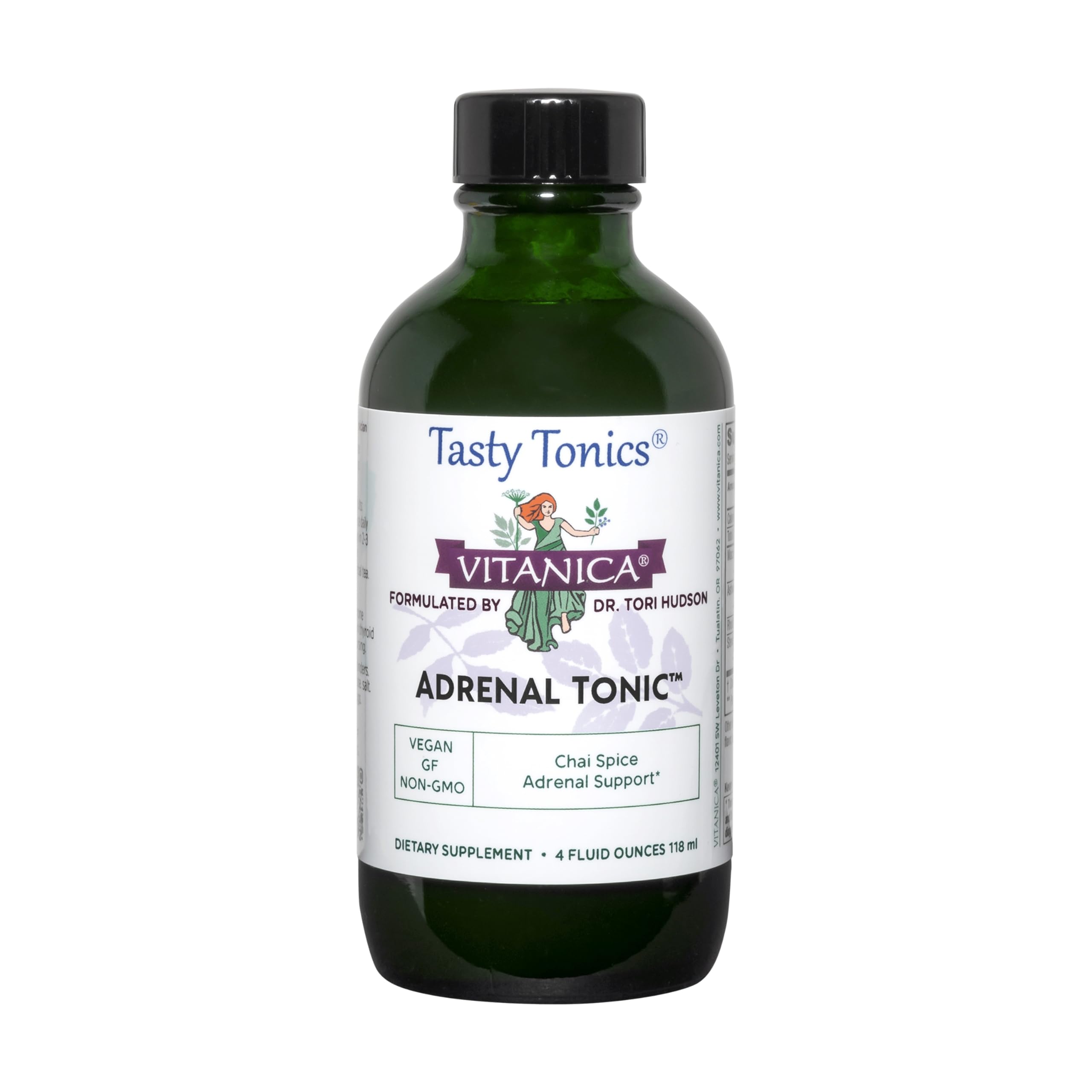 Foto 2 pulgar | Suplemento Vitanica Adrenal Tonic Adrenal Support 120 Ml - Venta Internacional.