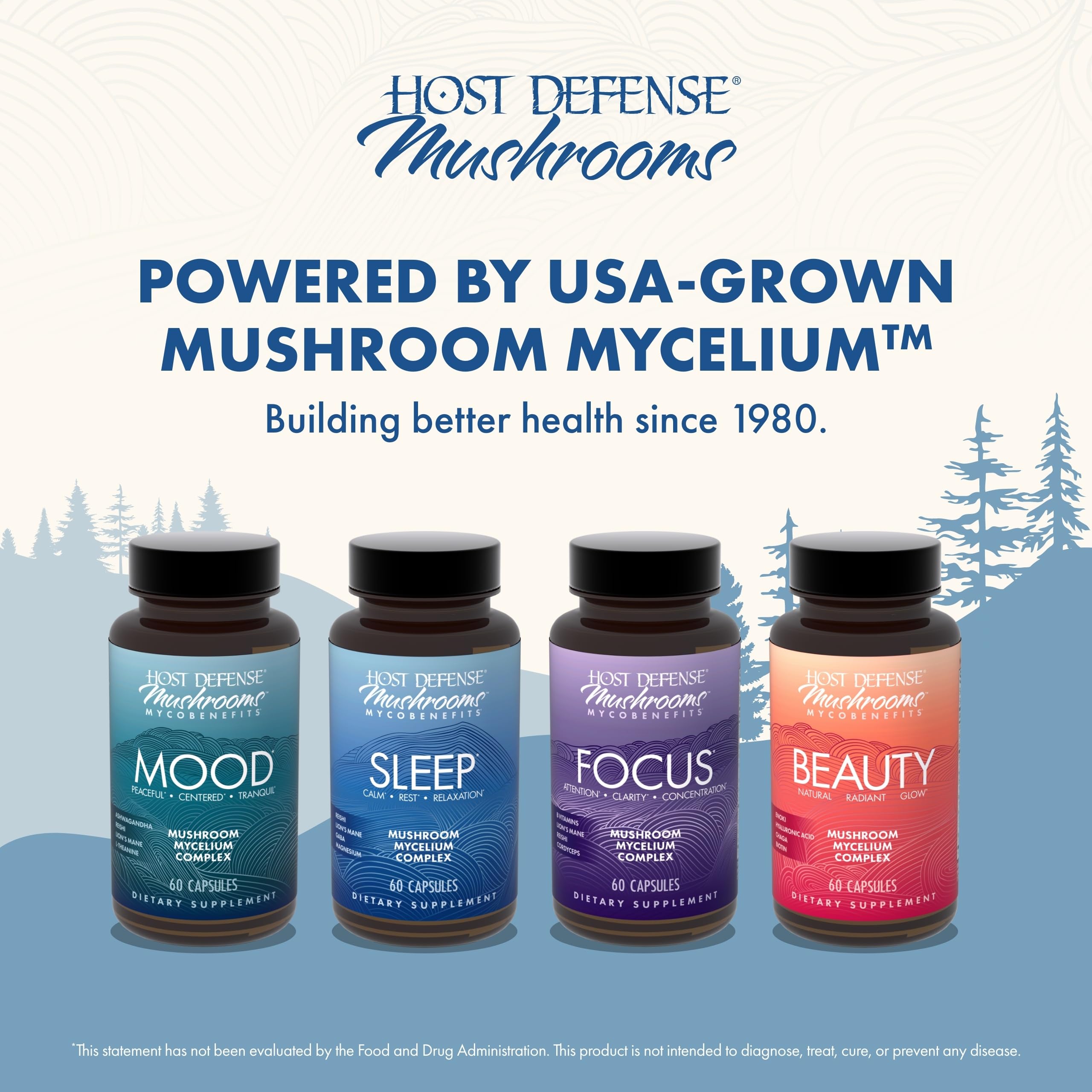 Foto 7 | Suplemento Host Defense Mycobenefits Sleep* 60 Cápsulas - Venta Internacional.