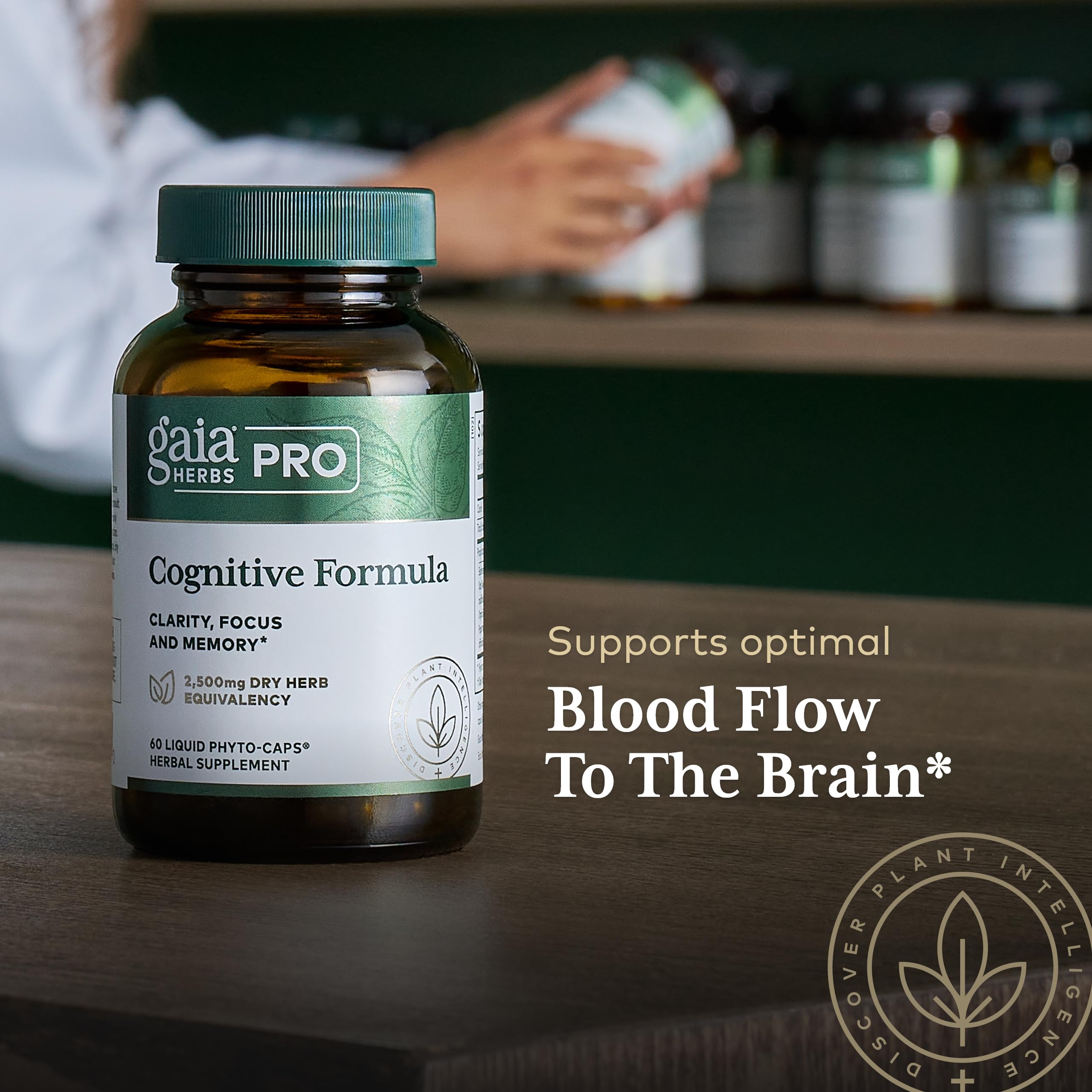 Foto 6 pulgar | Suplemento Gaia Herbs Pro Cognitive Formula, 60 Fitocápsulas - Venta Internacional.