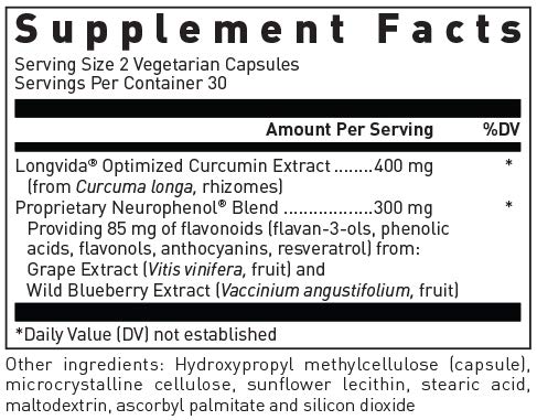Foto 2 | Suplemento De Curcumina Optimizada De Douglas Laboratories, 60 Cápsulas - Venta Internacional.