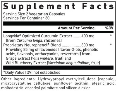 Foto 2 | Suplemento De Curcumina Optimizada De Douglas Laboratories, 60 Cápsulas - Venta Internacional.