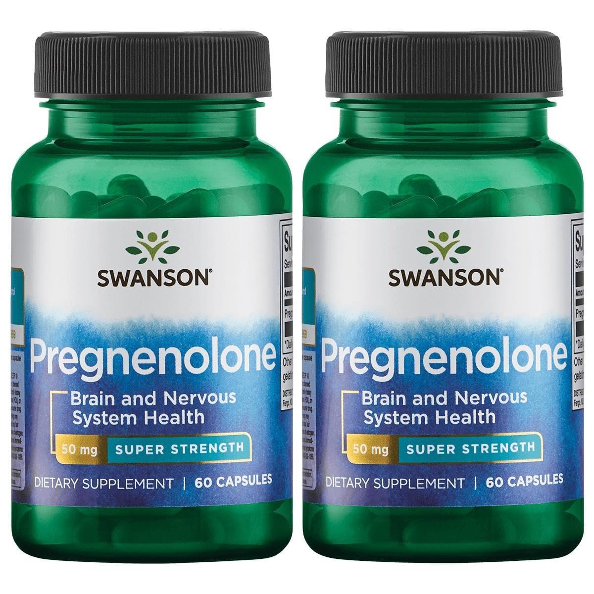 Foto 2 pulgar | Suplemento Swanson Ultra Pregnenolone 50 Mg 60 Cápsulas (paquete De 2) - Venta Internacional.