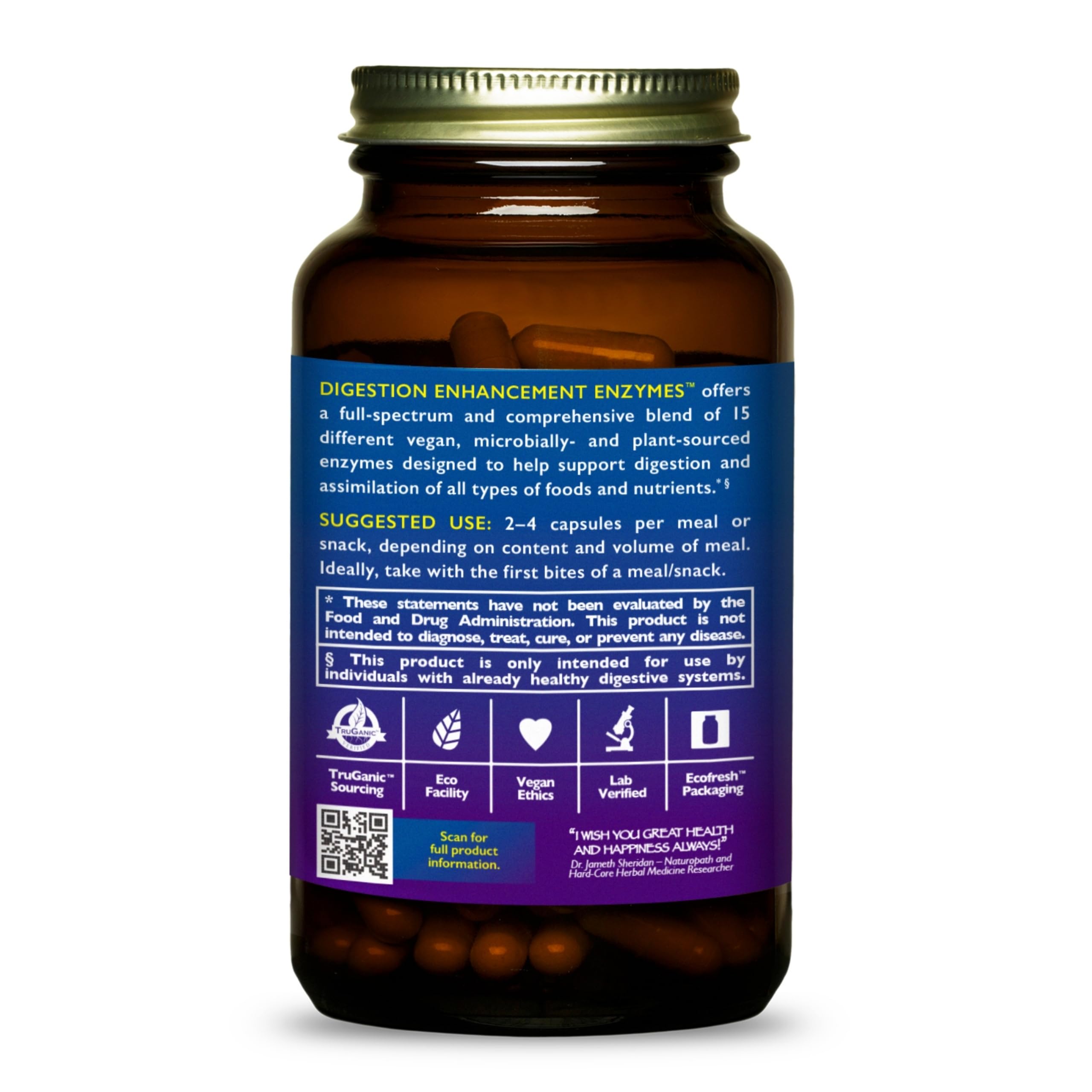 Foto 4 pulgar | Suplemento Healthforce Superfoods Enzimas Para Mejorar La Digestión, 360 Cápsulas Veganas - Venta Internacional.