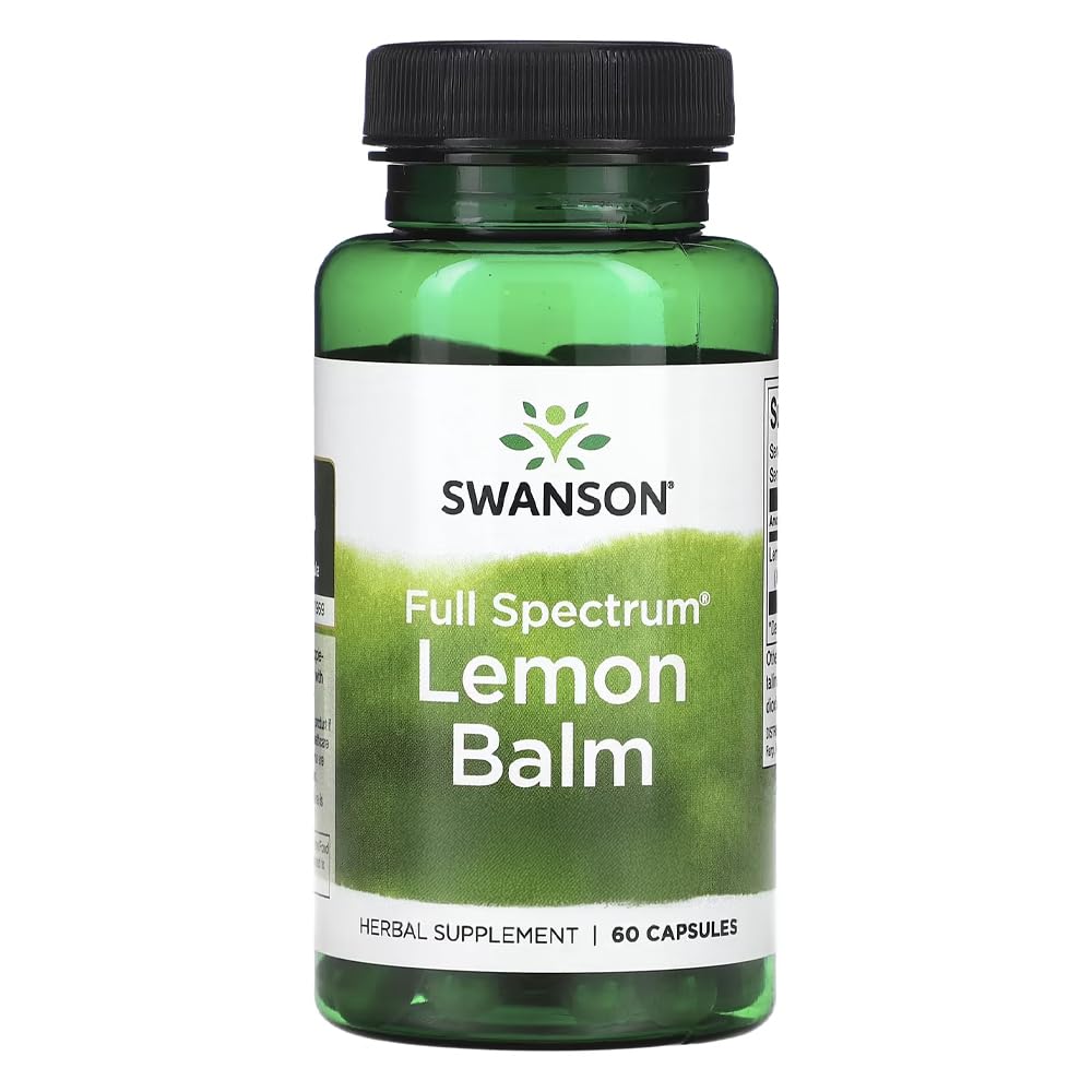 Foto 1 | Suplemento: Bálsamo De Limón Swanson De Espectro Completo, 500 Mg, 60 Cápsulas - Venta Internacional.