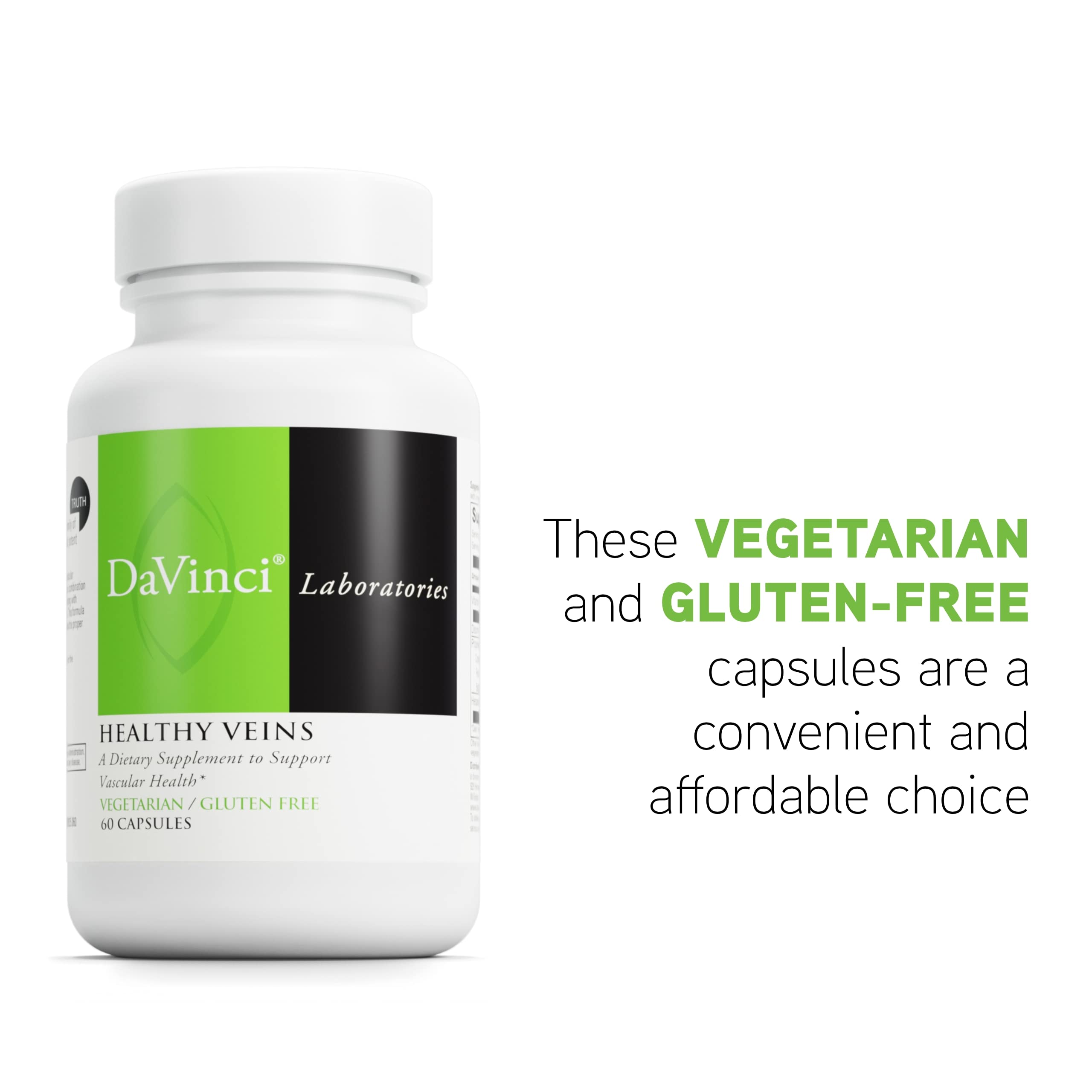 Foto 5 | Suplemento Davinci Labs Healthy Veins 60 Cápsulas Vegetales - Venta Internacional.
