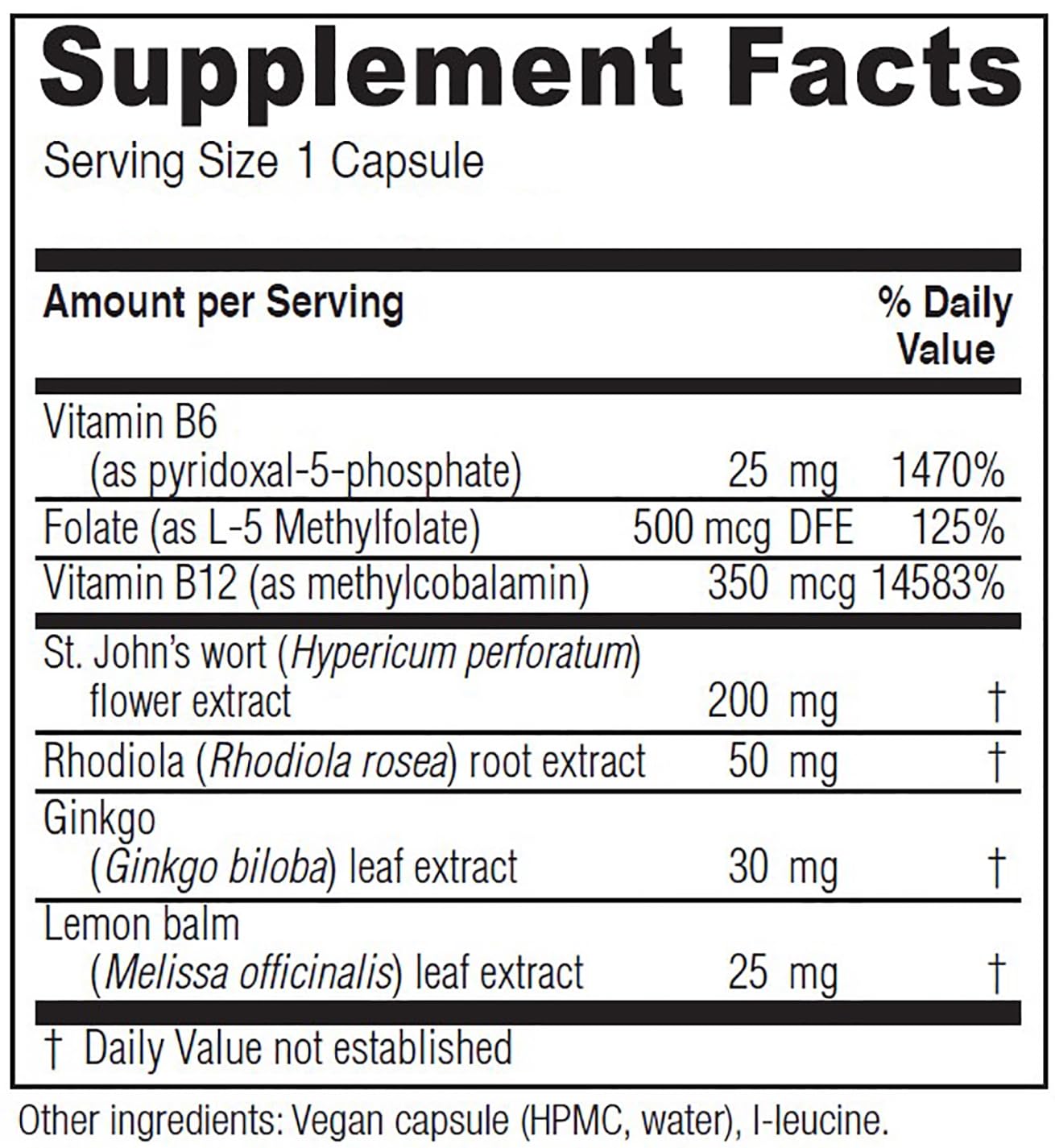 Foto 2 | Suplemento Vitanica Uplift Mood & Emotional Support 60 Cápsulas - Venta Internacional.