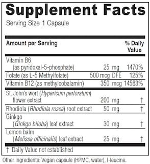 Foto 2 | Suplemento Vitanica Uplift Mood & Emotional Support 60 Cápsulas - Venta Internacional.